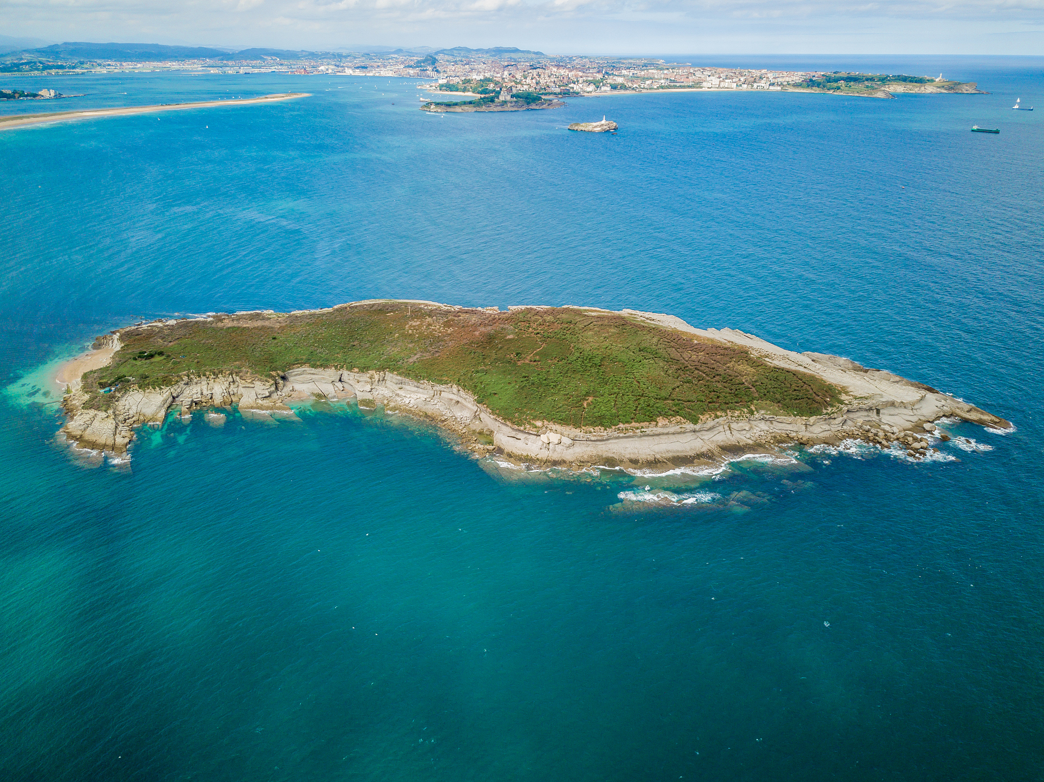 green island aerial view