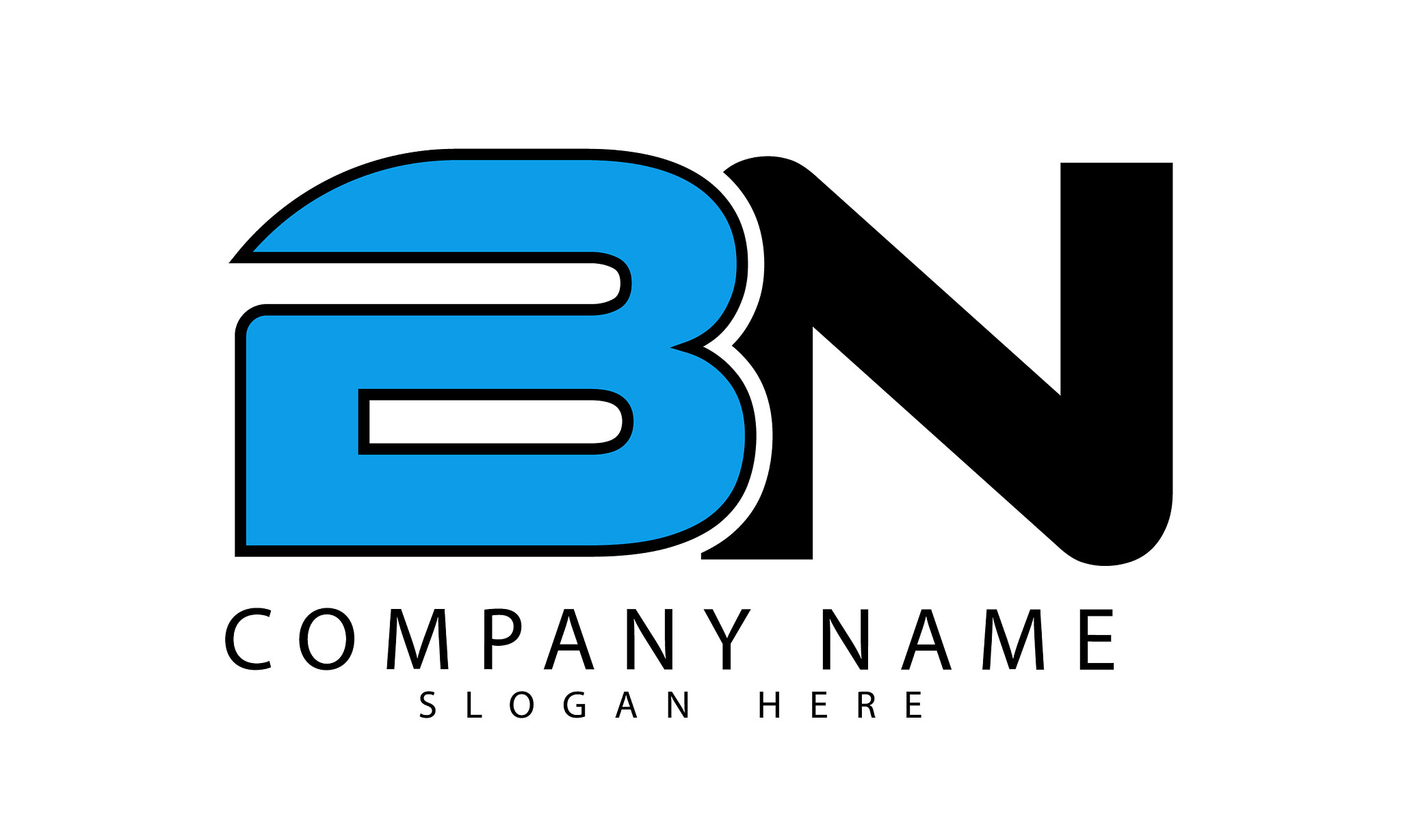 bn logo letter design