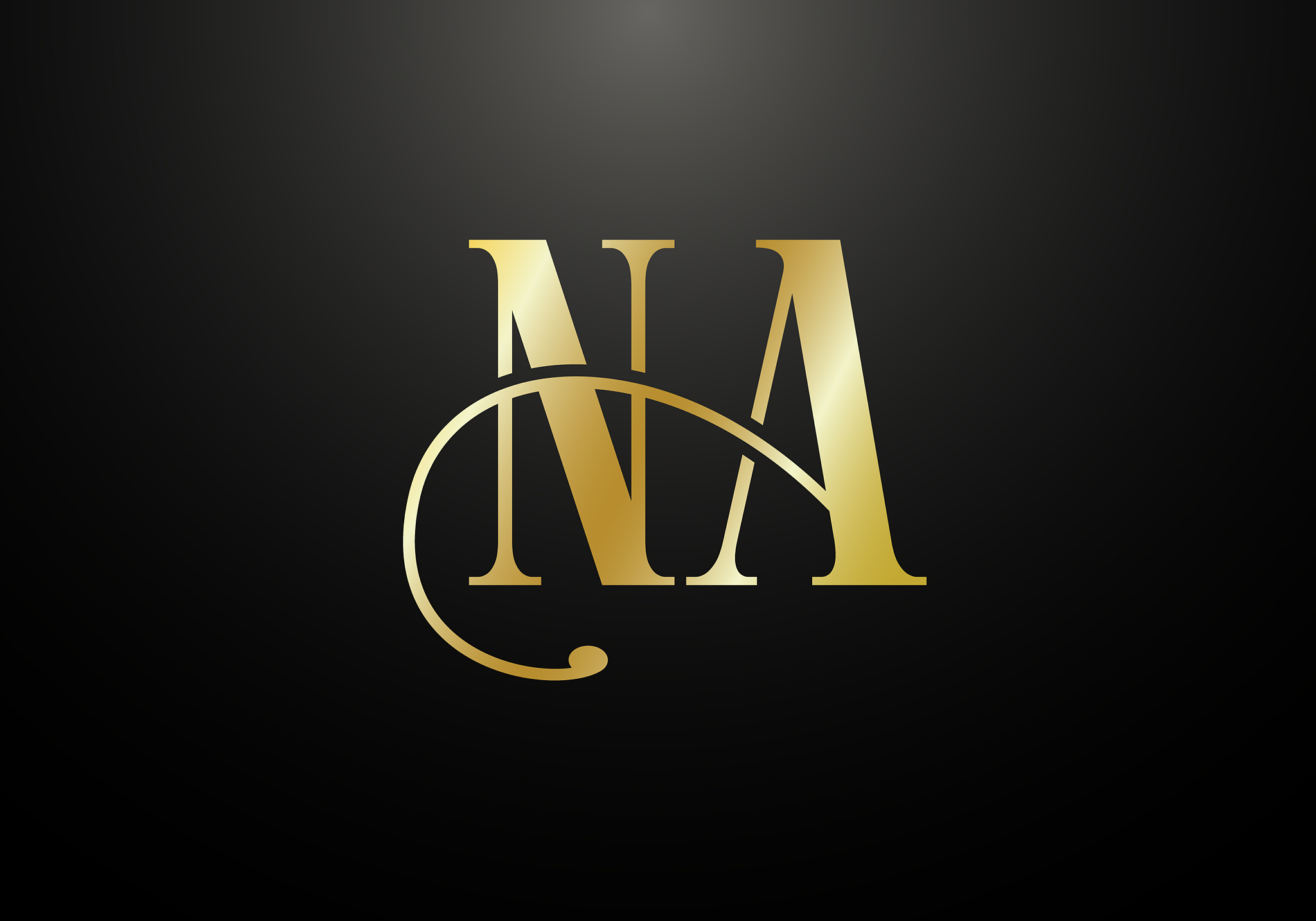 initial monogram letter n a logo design template