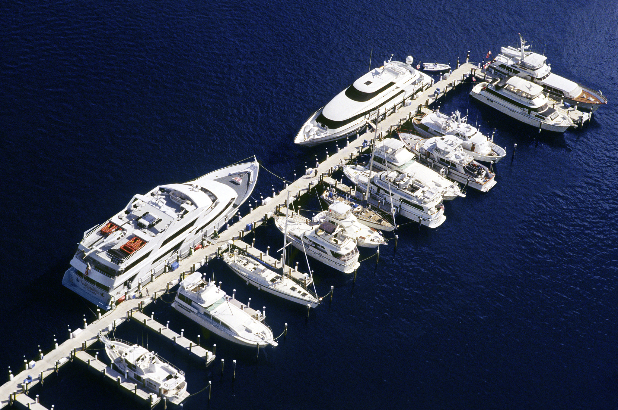 the ship moored at the pier