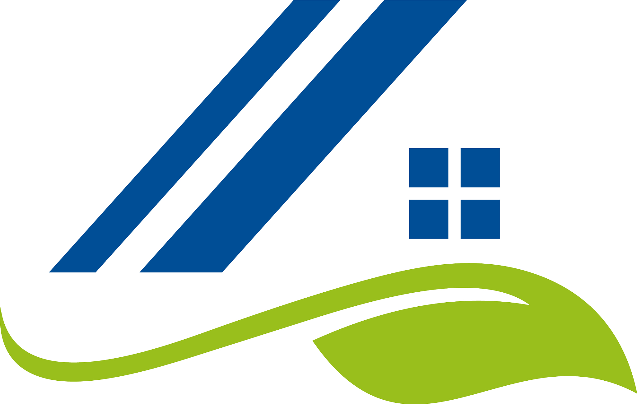 leaf home logo template