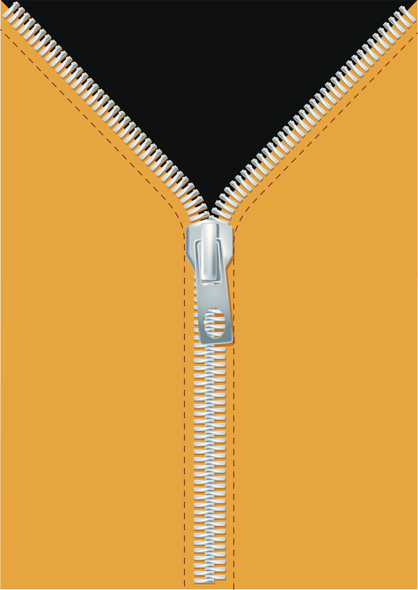 <strong>拉链</strong>,垂直画幅,穿衣服,易接近性,无人,绘画插图,符号,金属,棉,开着的