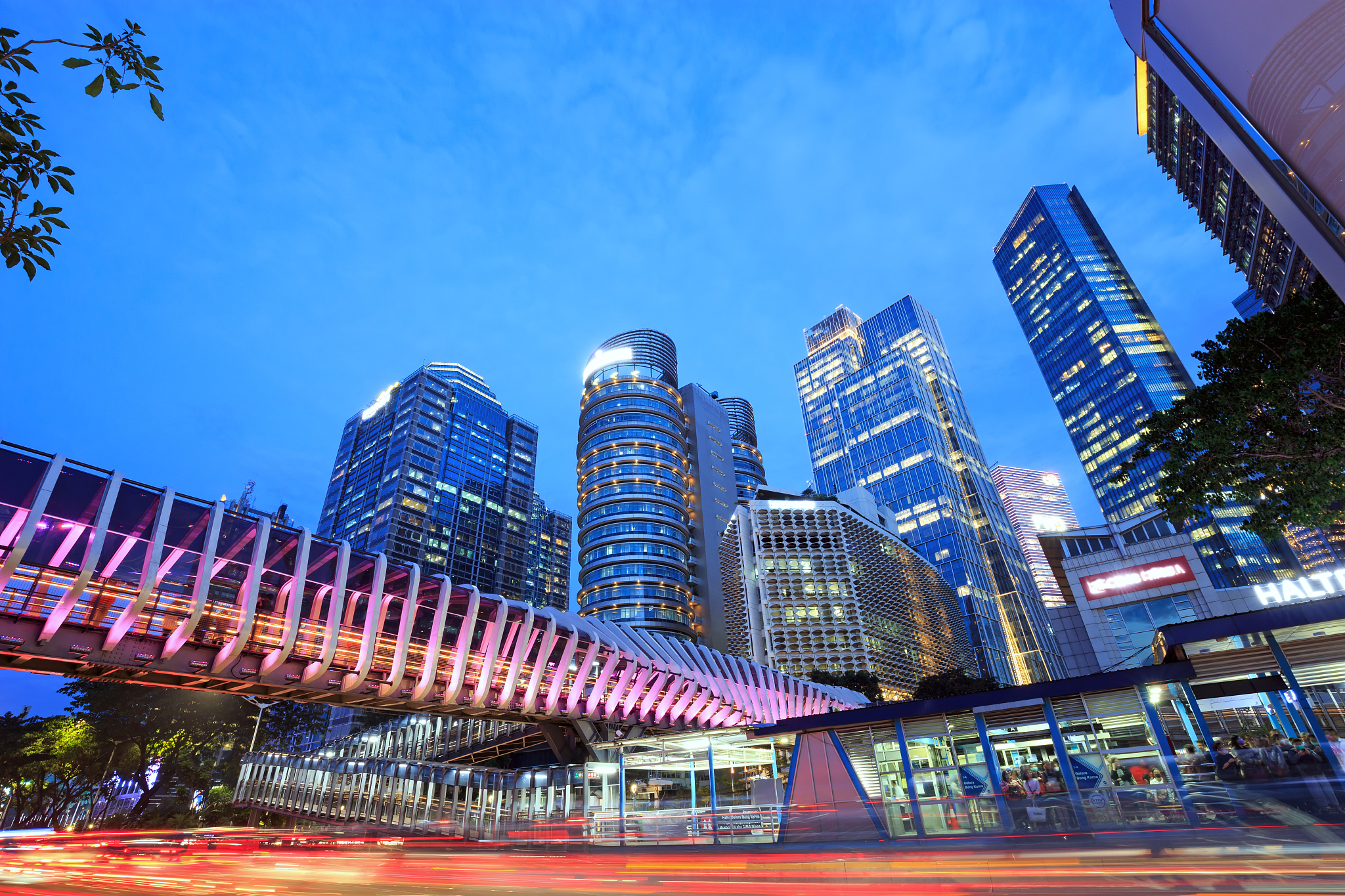 modern of jakarta city