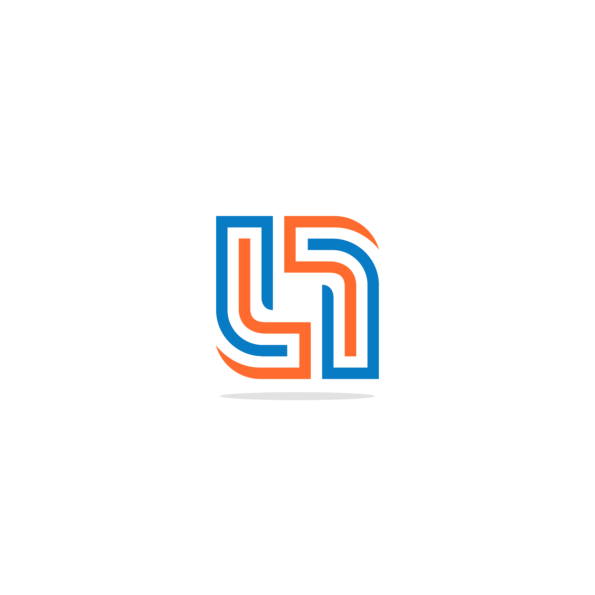 line initial company logo