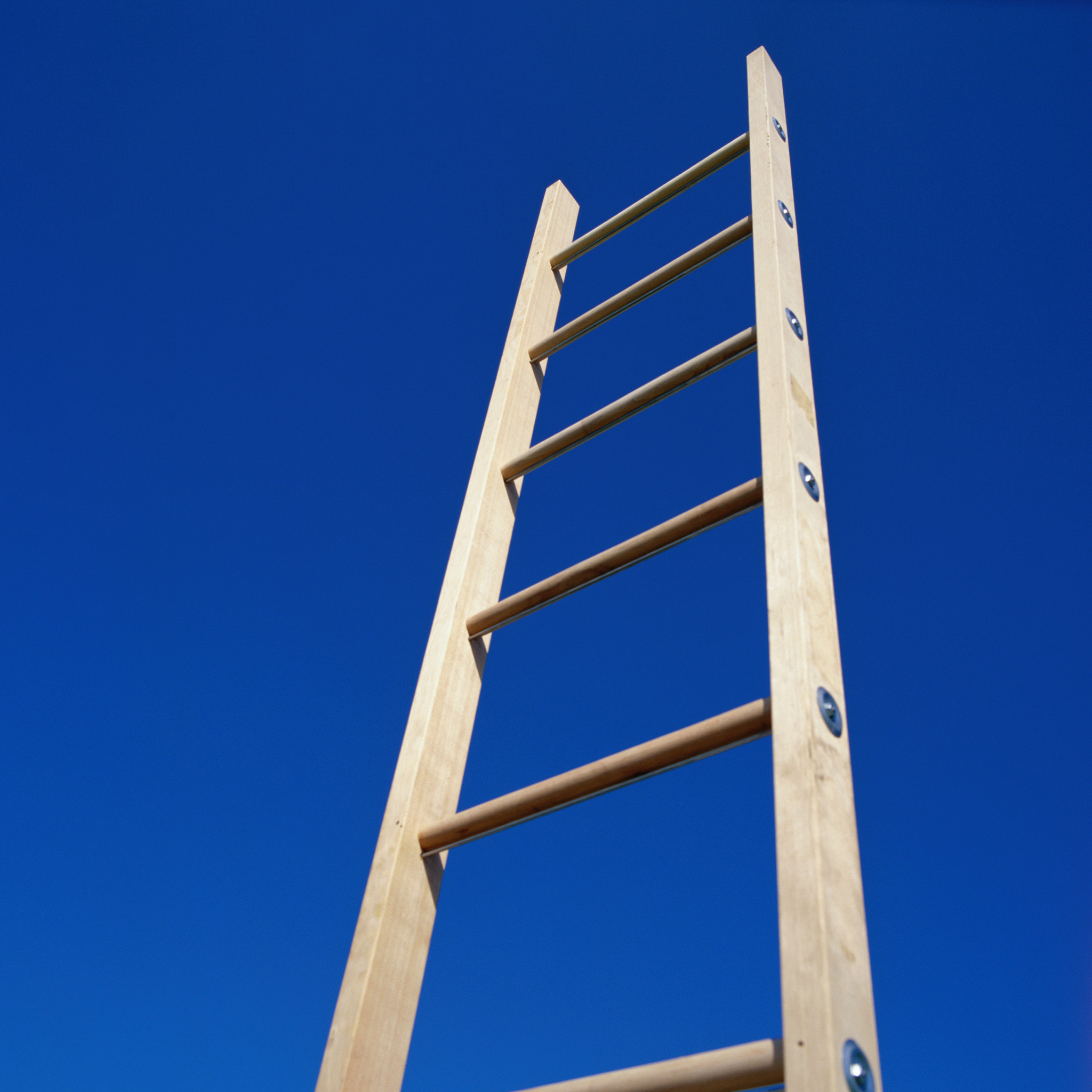 standing ladder, low angle view