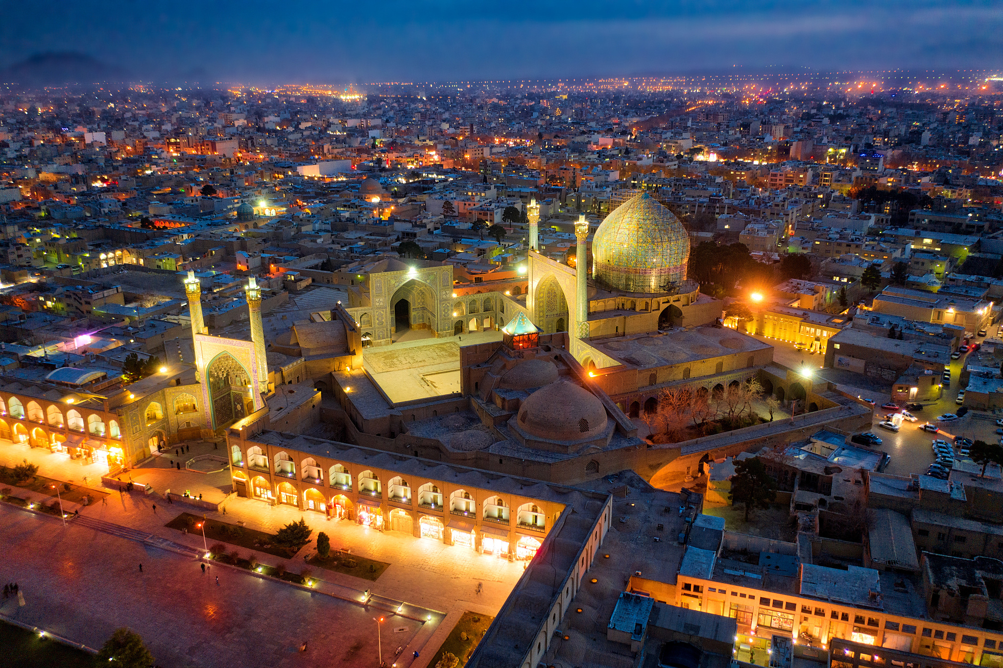 naqsh-e jahan square in isfahan, iran, taken in januray 2019 tak