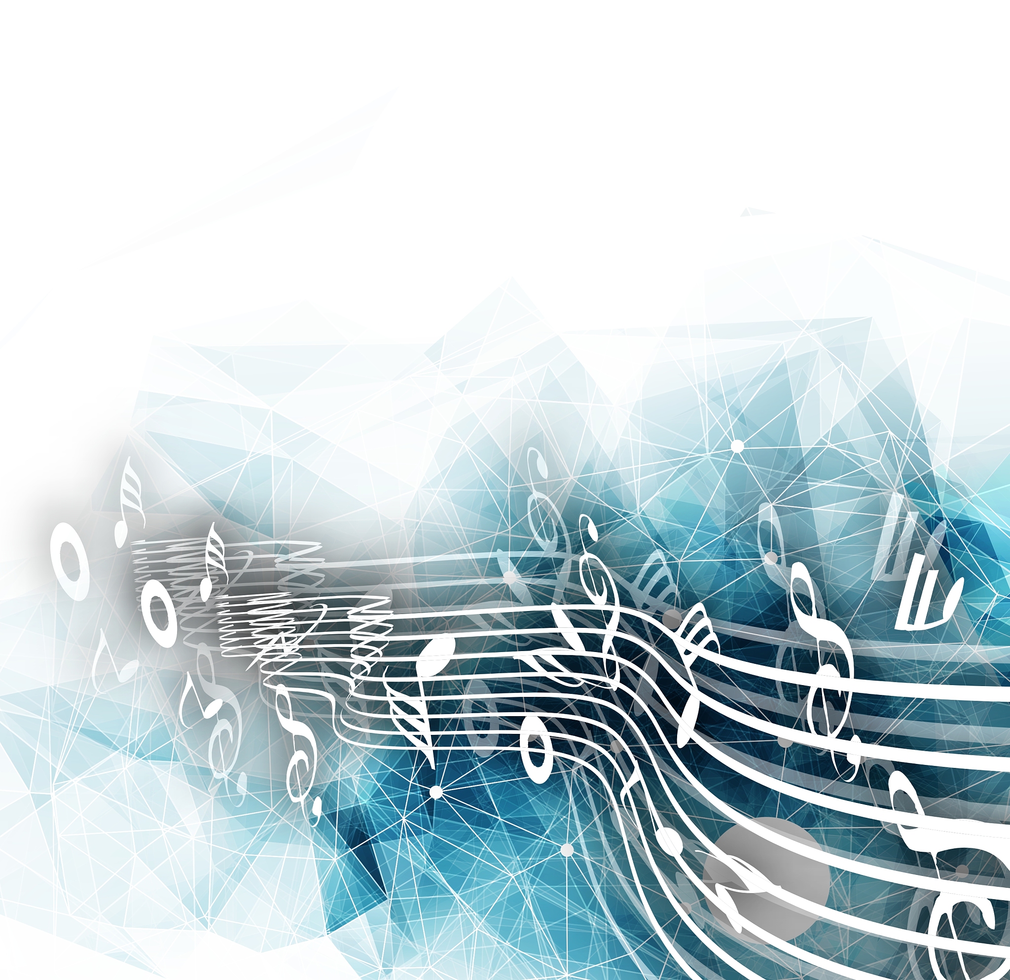 abstract musical notes background