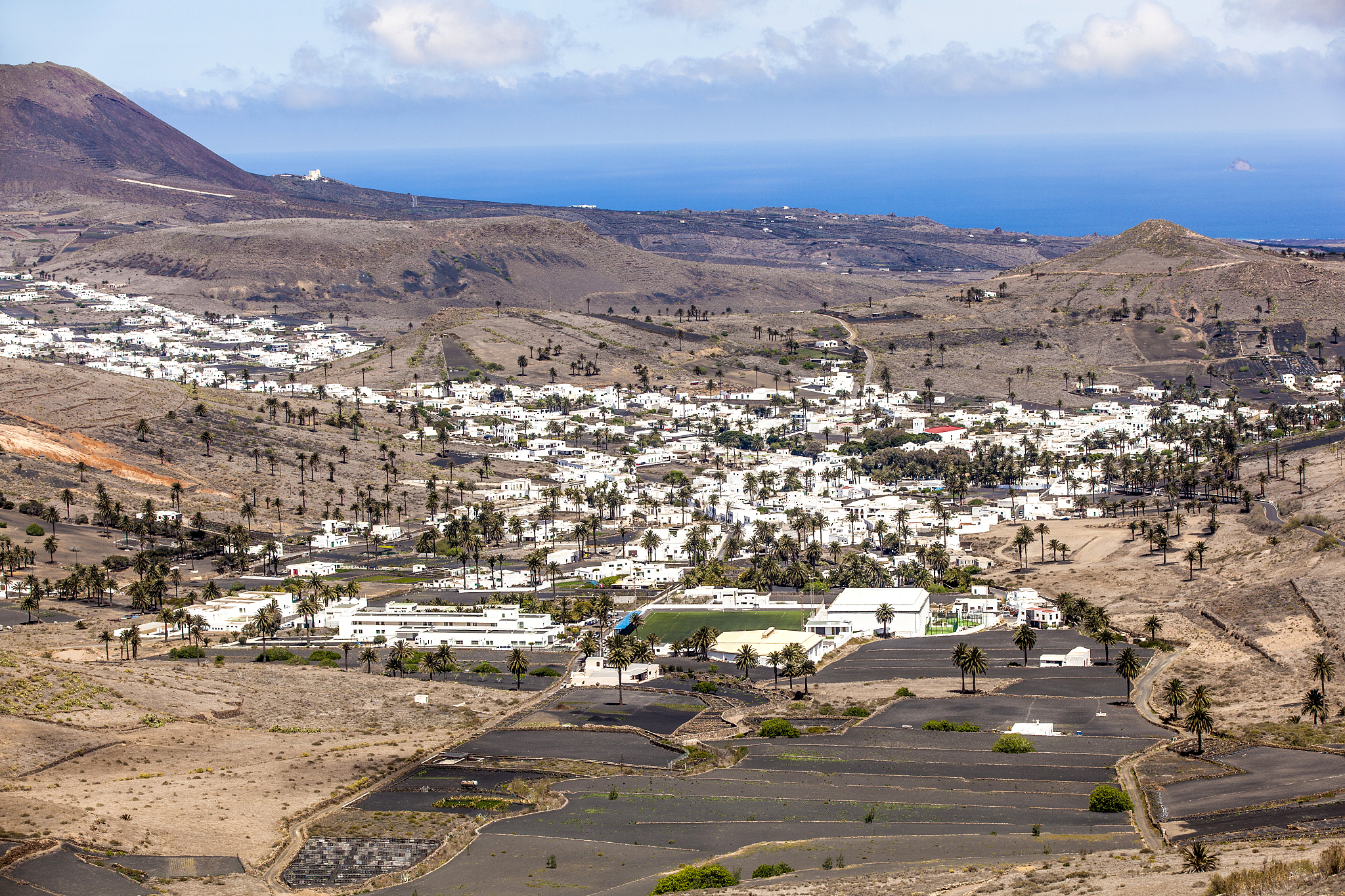 small town of haria in lanzarote