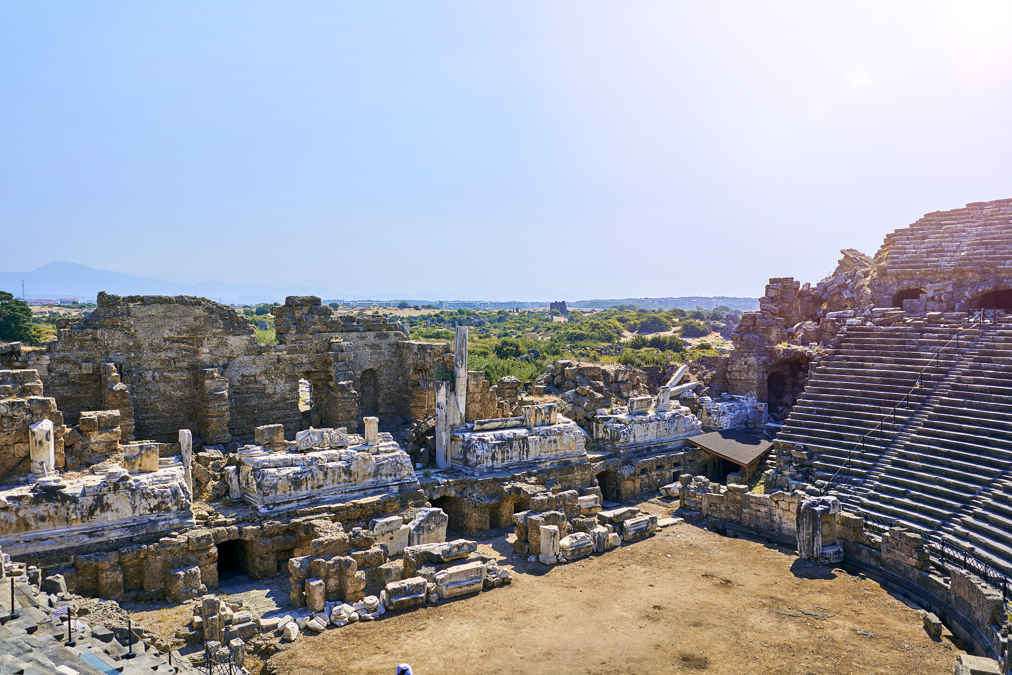 beautiful ruins of the ancient city