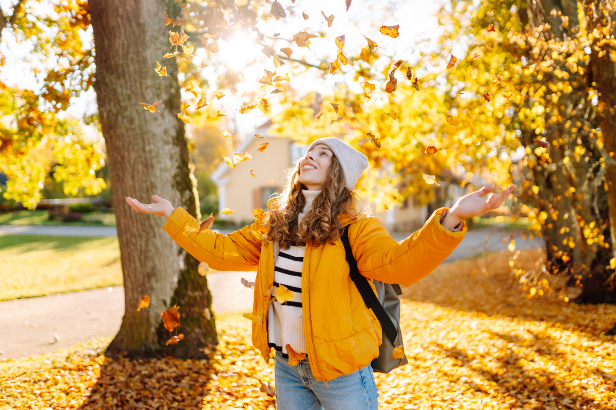 秋日漫步：感受自然的变化和生命的力量