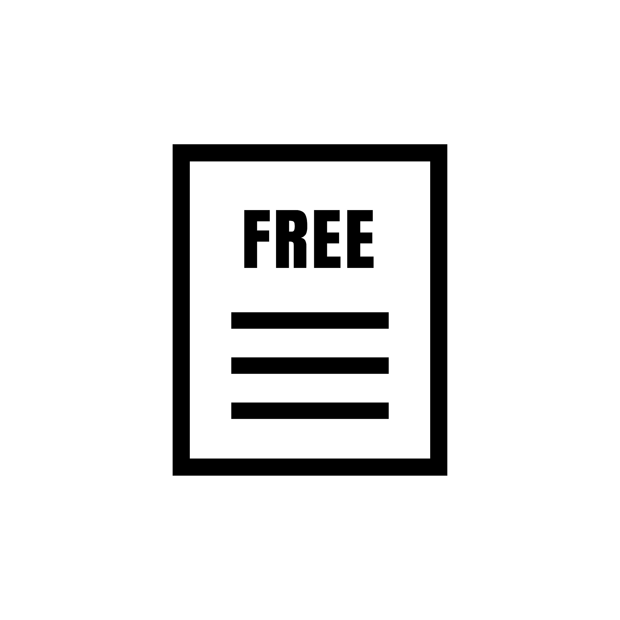 free document / quotation / estimate icon