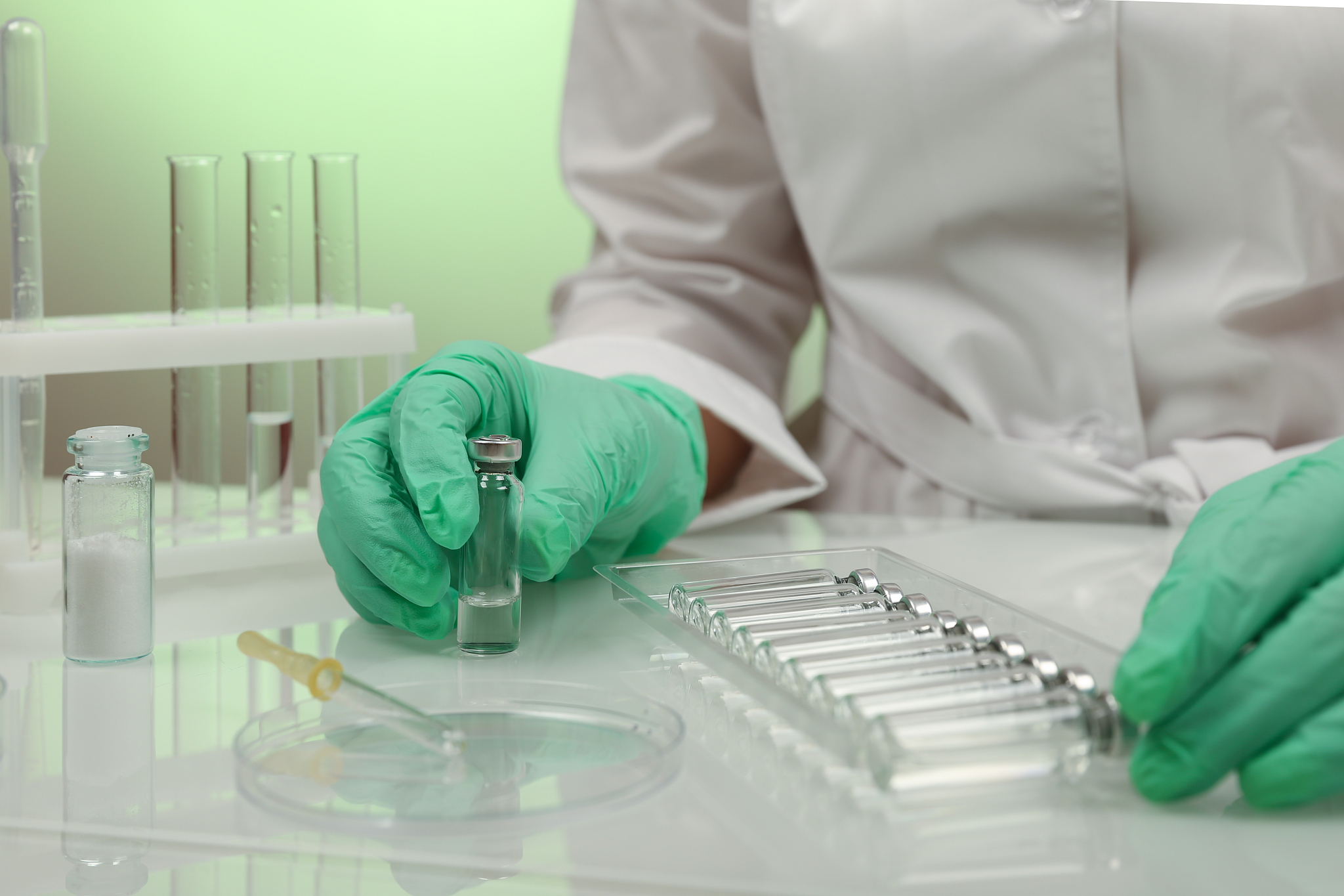 production of vaccine against virus .