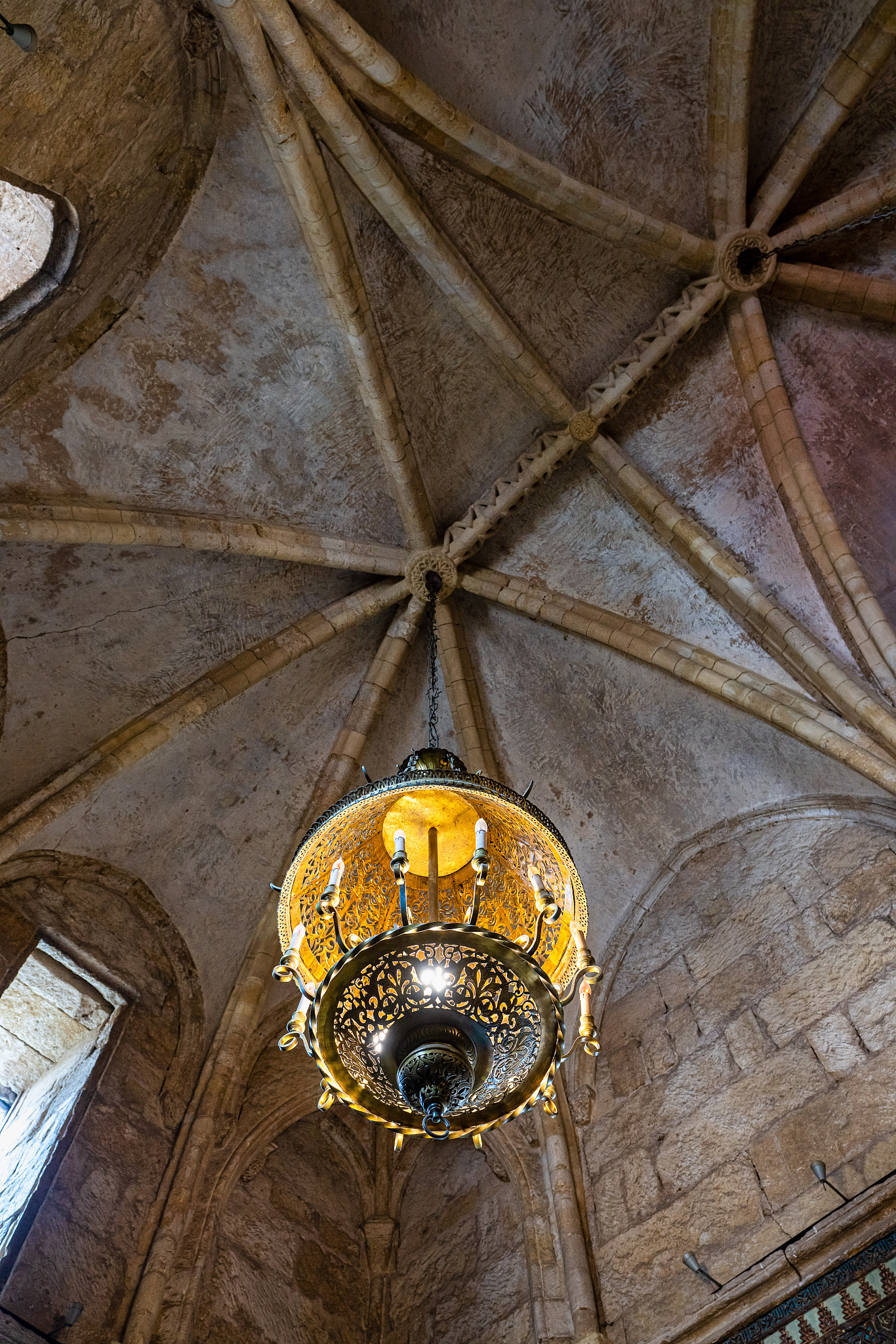 inside the mudejar capilla san bartolome chapel in cordoba, anda