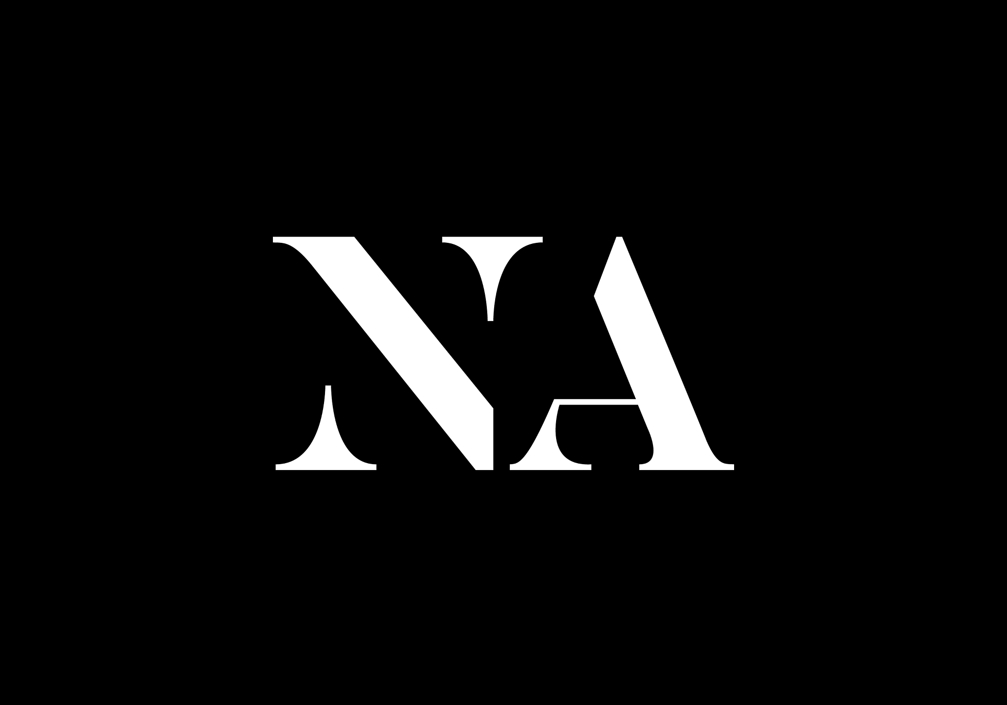 initial monogram letter n a logo design template