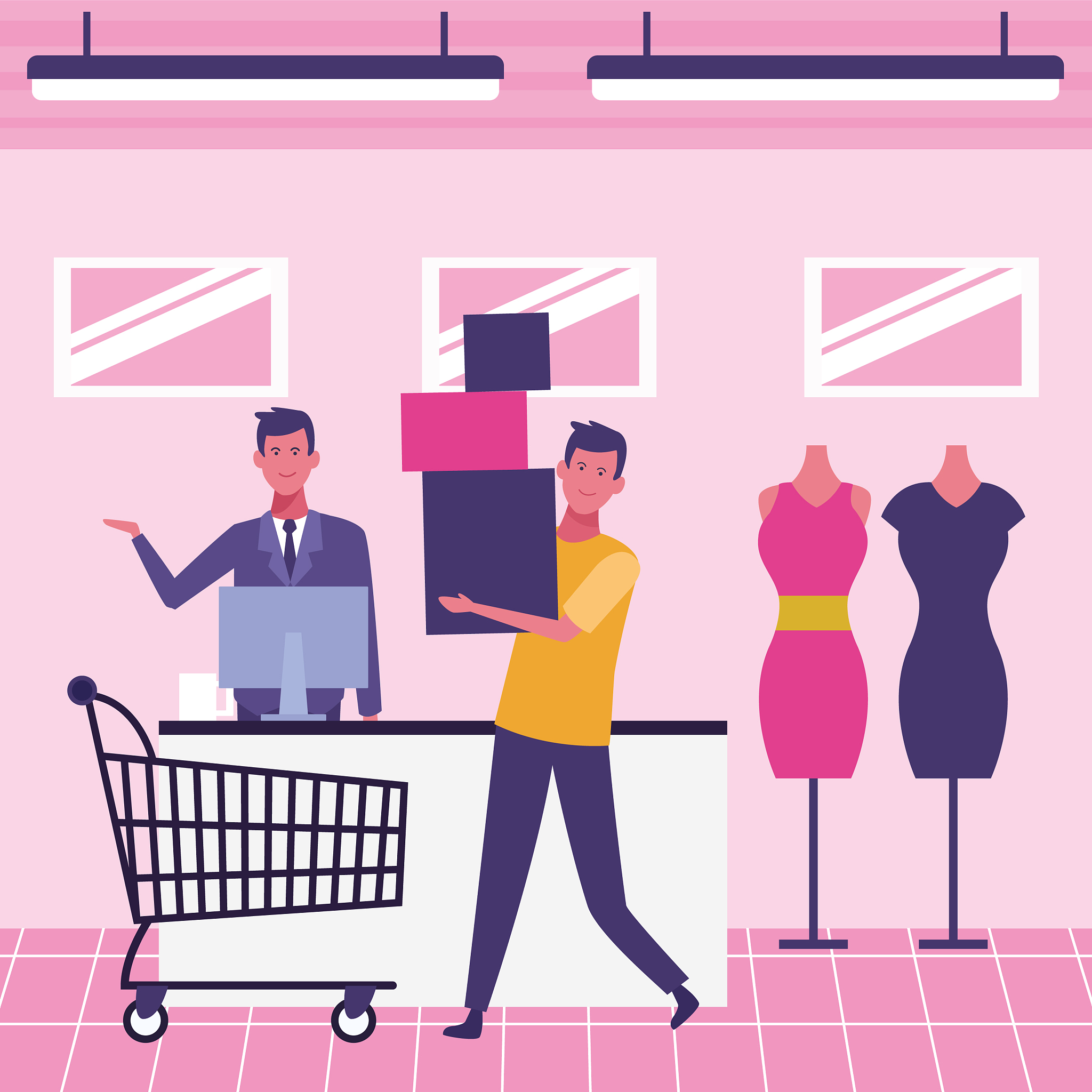 百货商场场景剧本：顾客购物体验