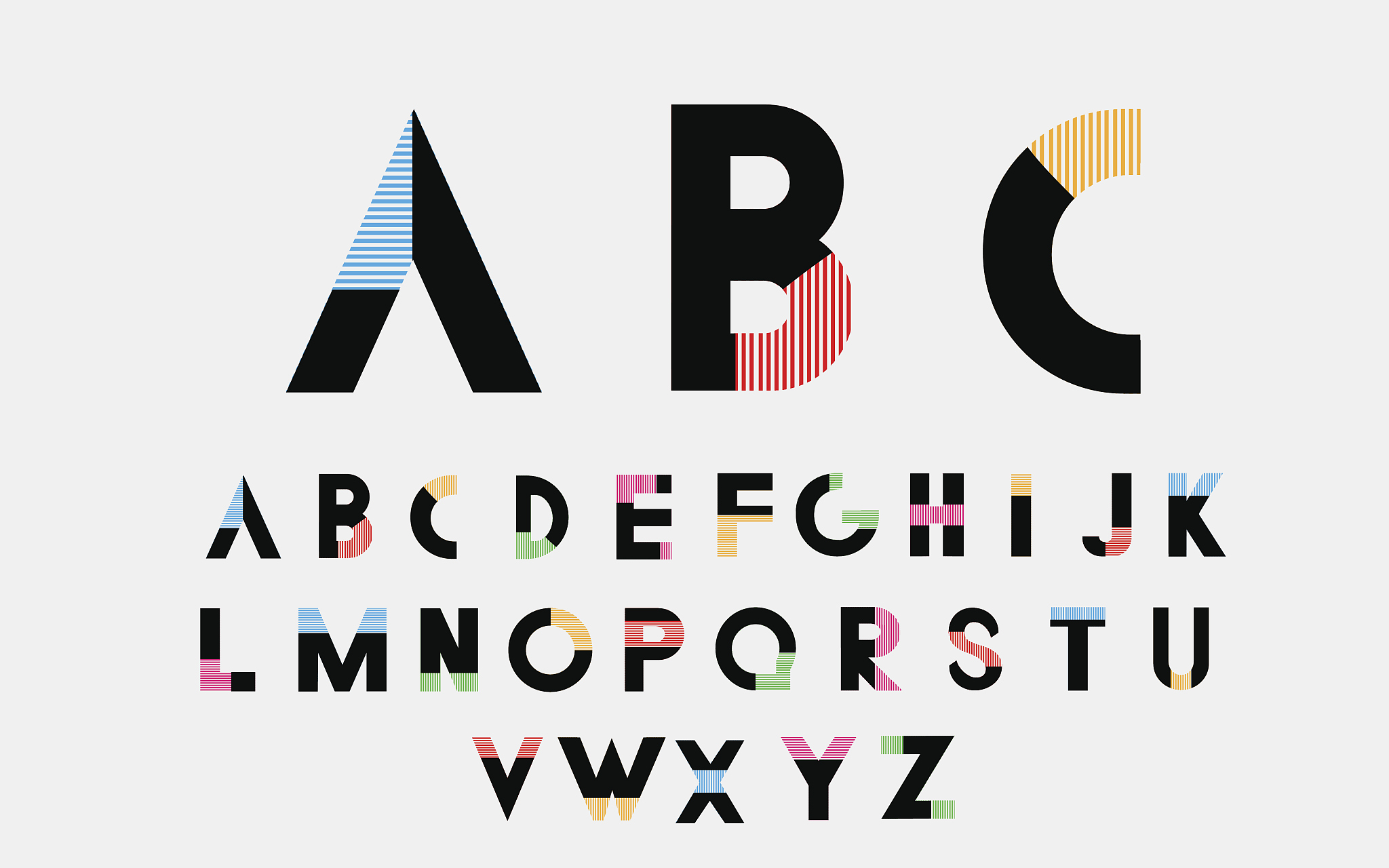color alphabetic
