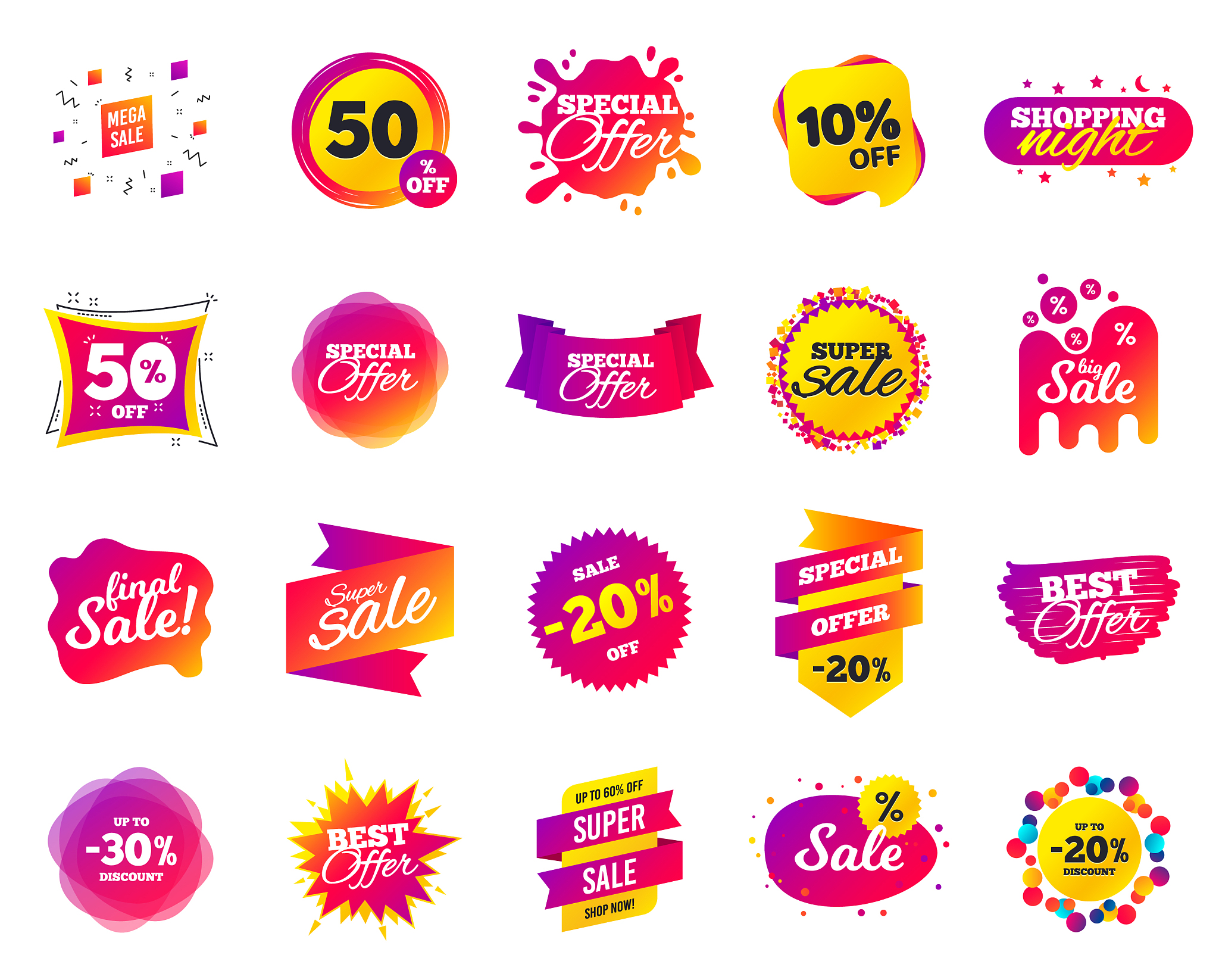 sale banner special offer template tags cyber