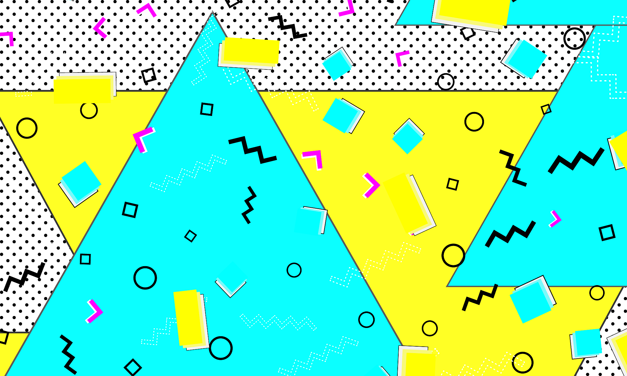 cyan print. kinder poster. artistic yellow art.