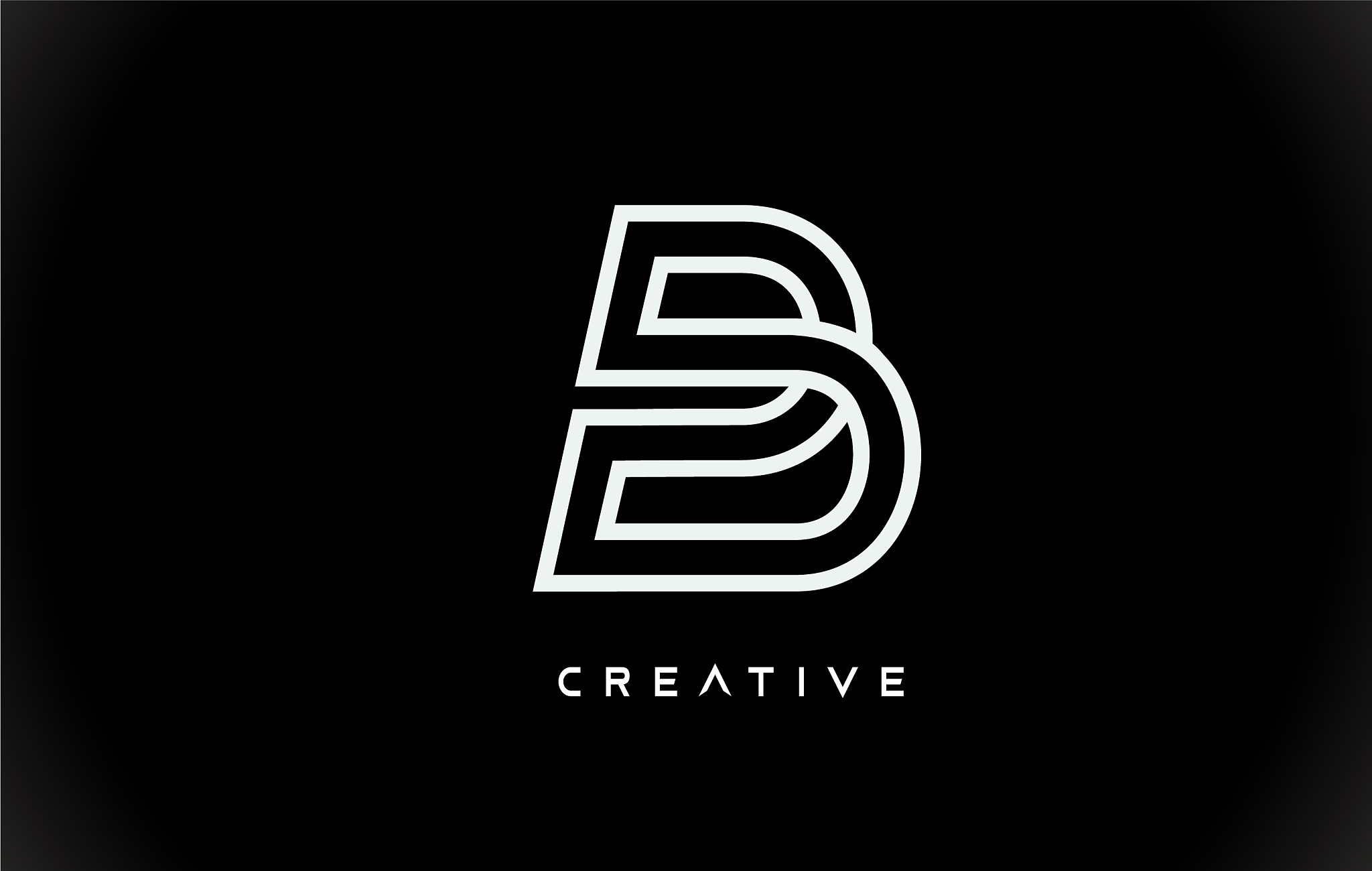 b letter design logo with creative modern trendy