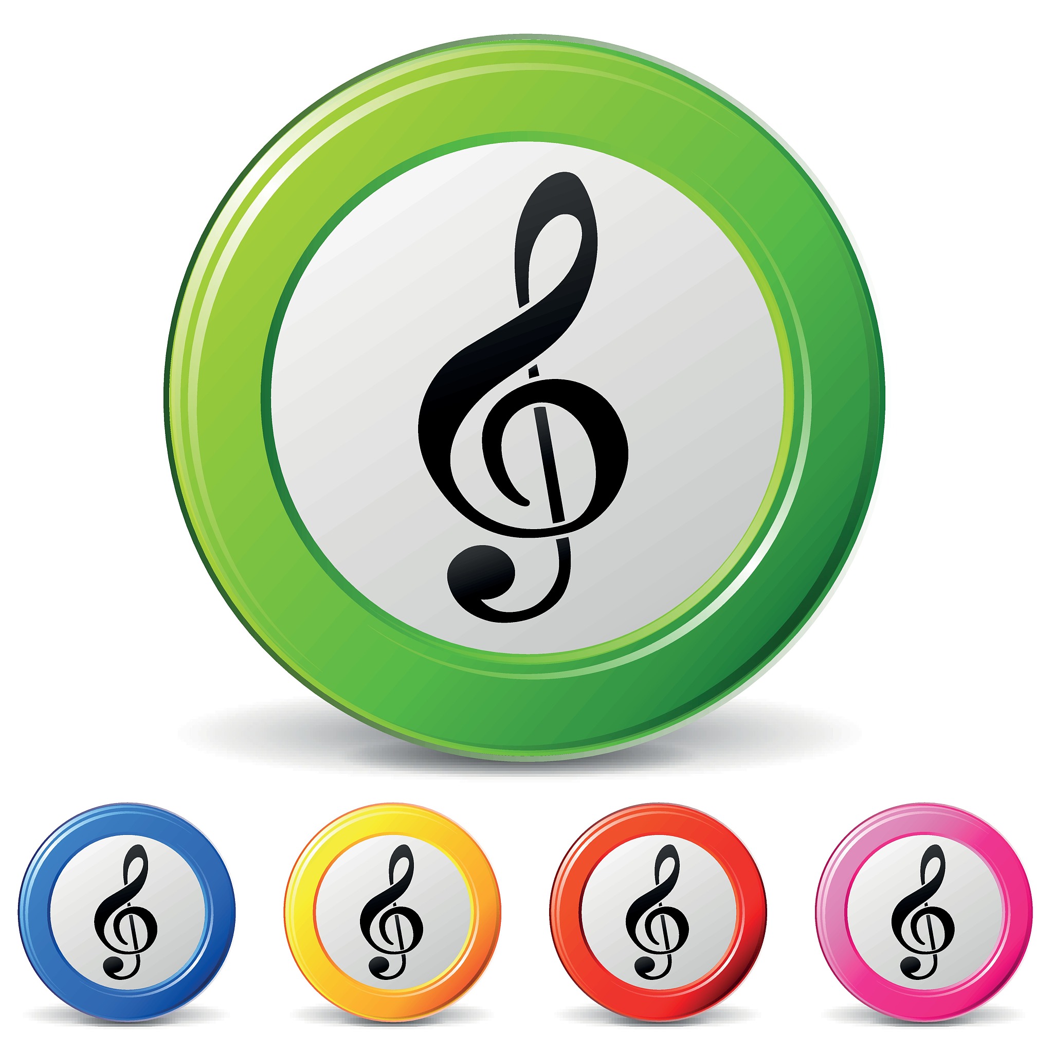 vector music icons