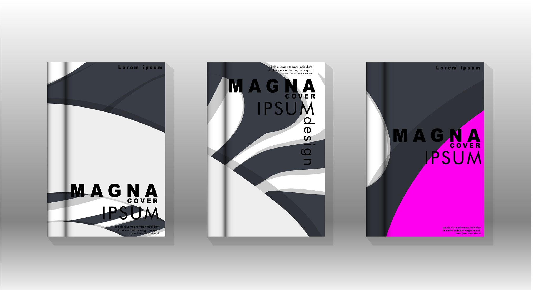 abstract cover with liquid elements book design