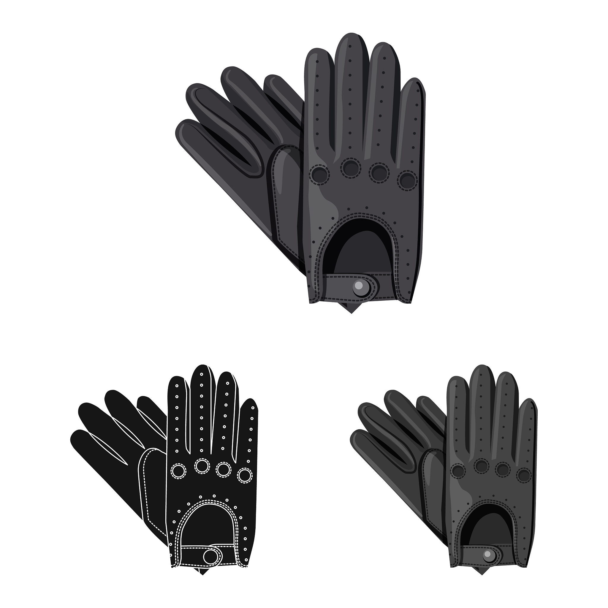 glove and winter symbol