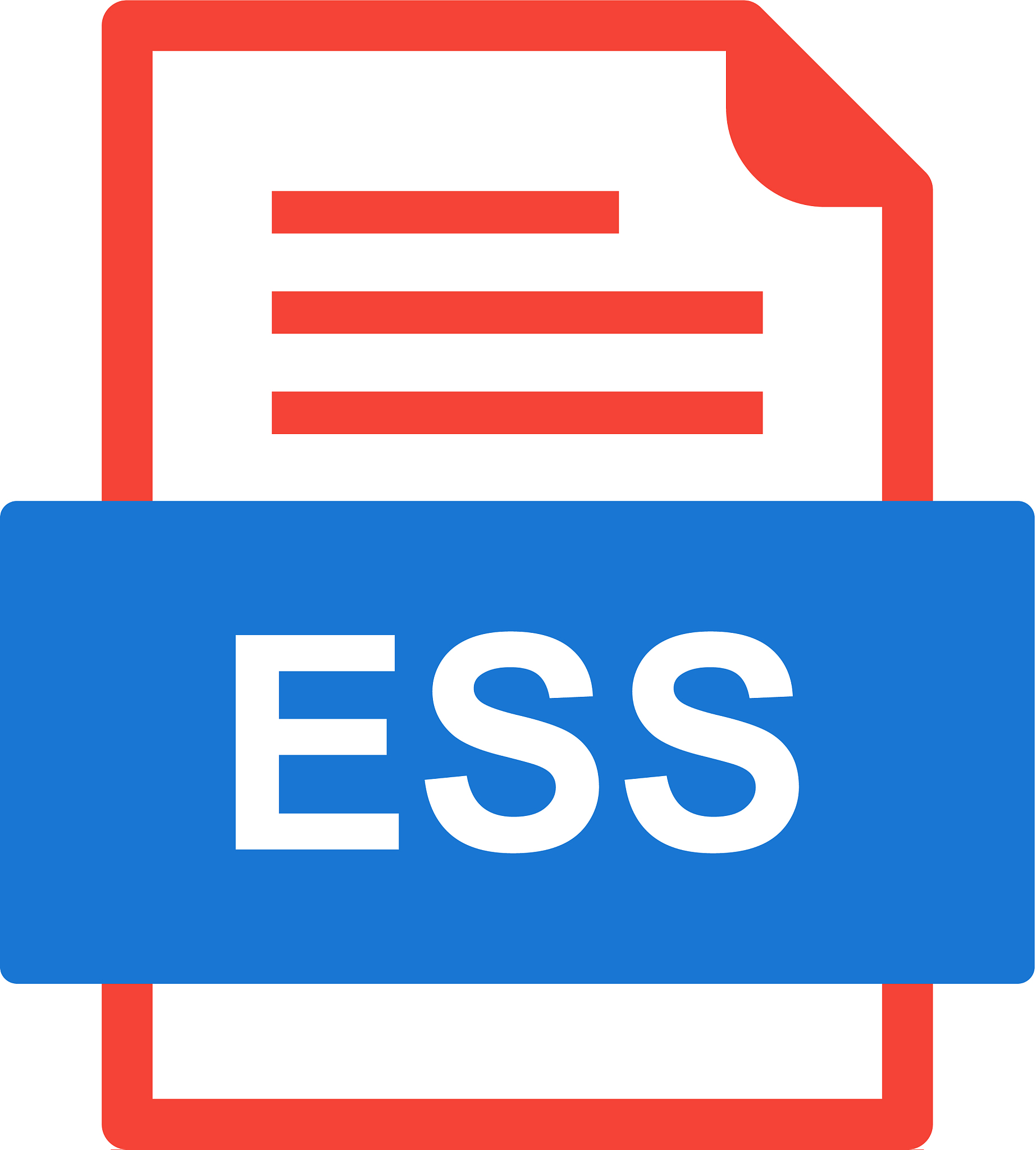 ess file document icon