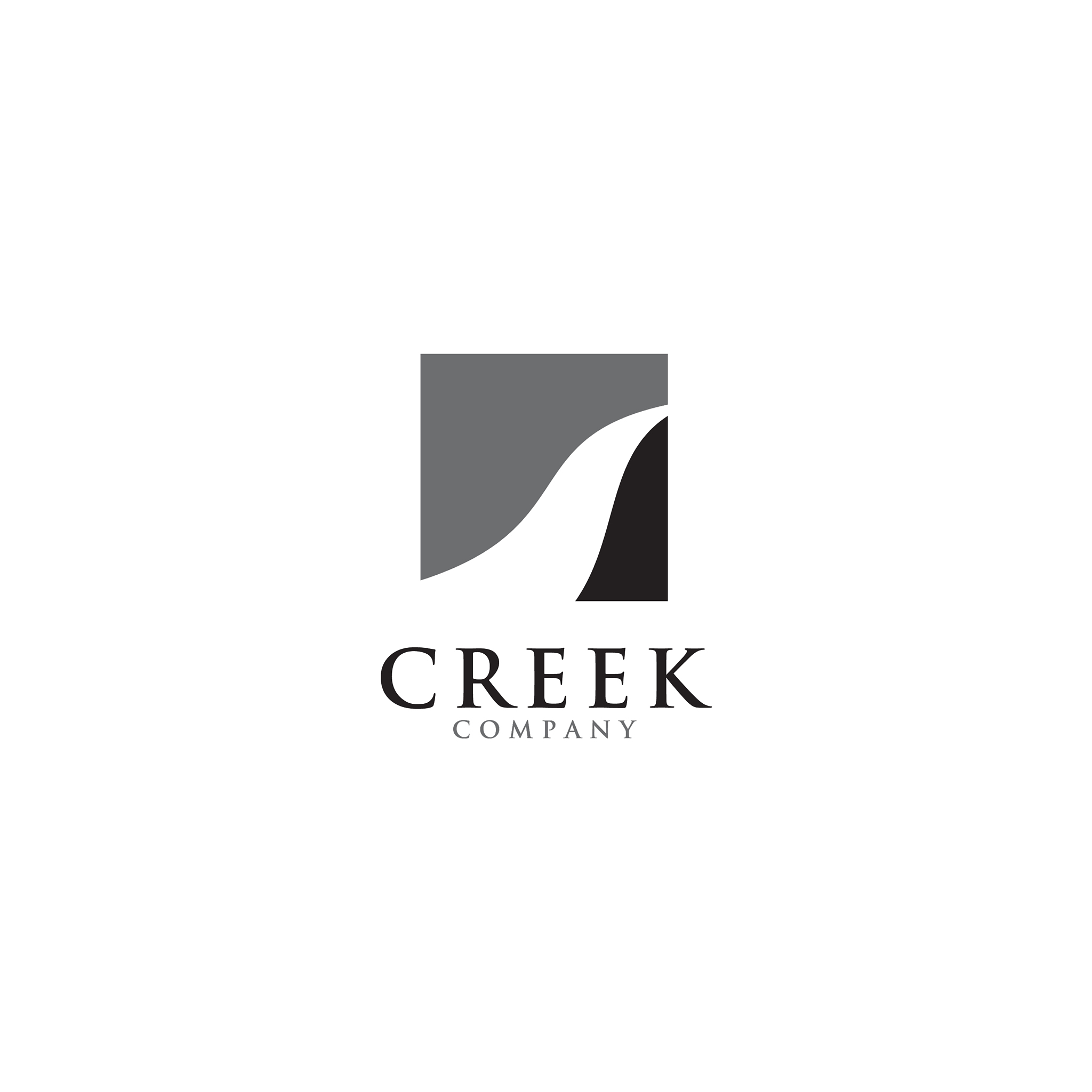 creek and river icon logo design template