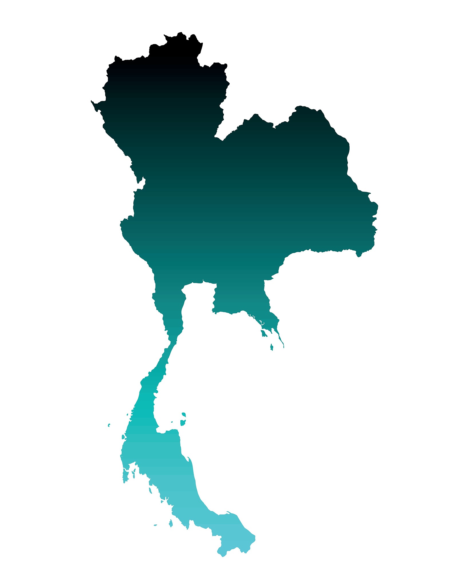 map of thailand