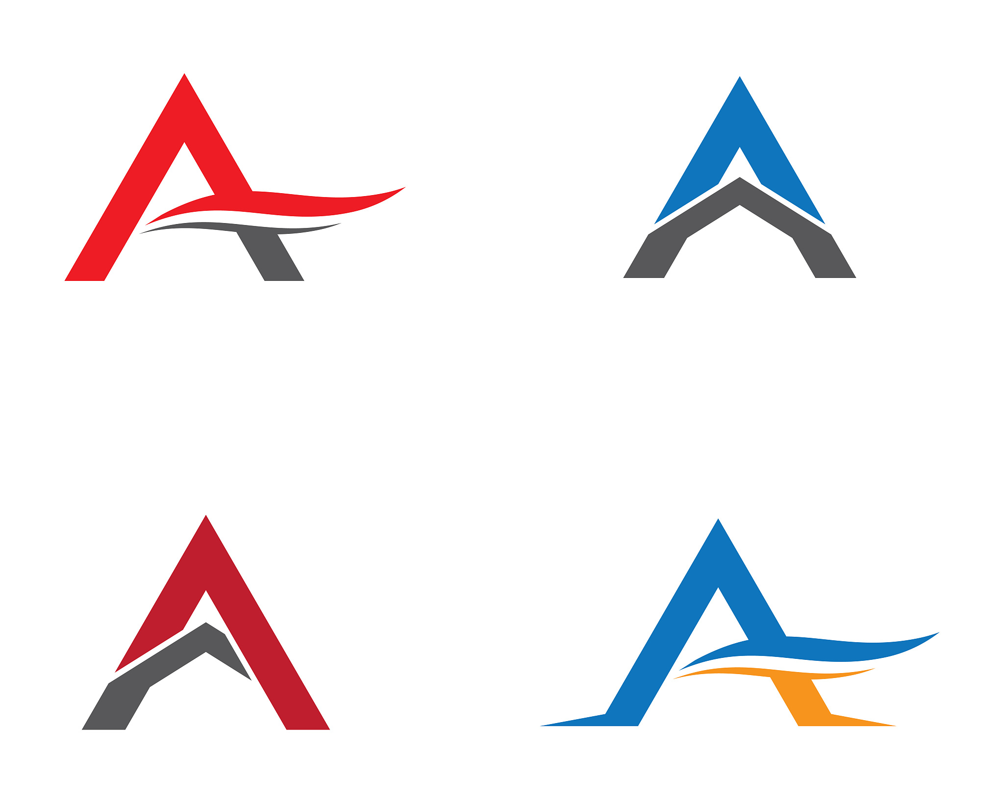letter a symbol illustration design