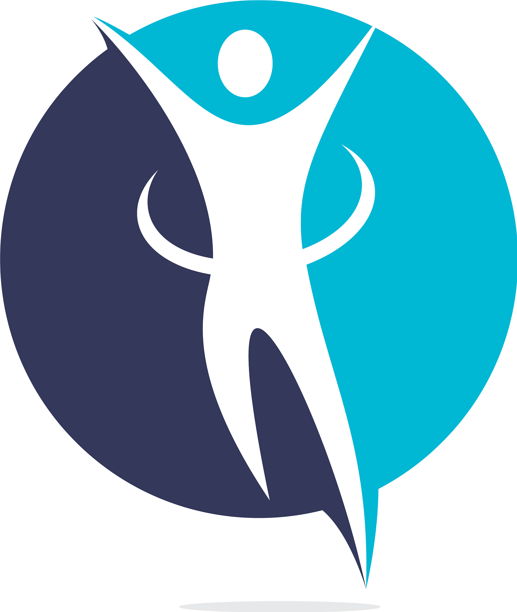 happy human logo design