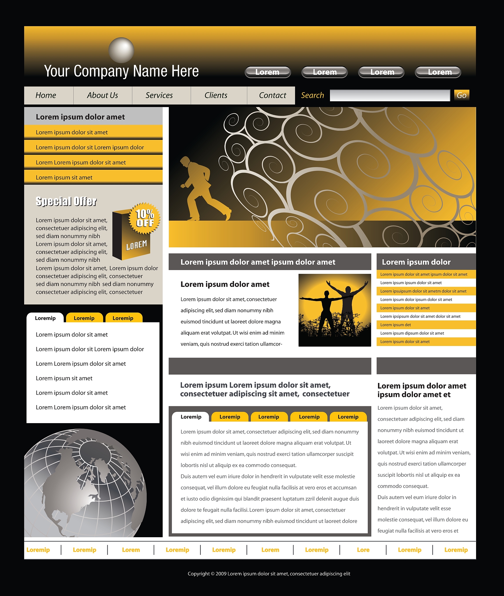 website template