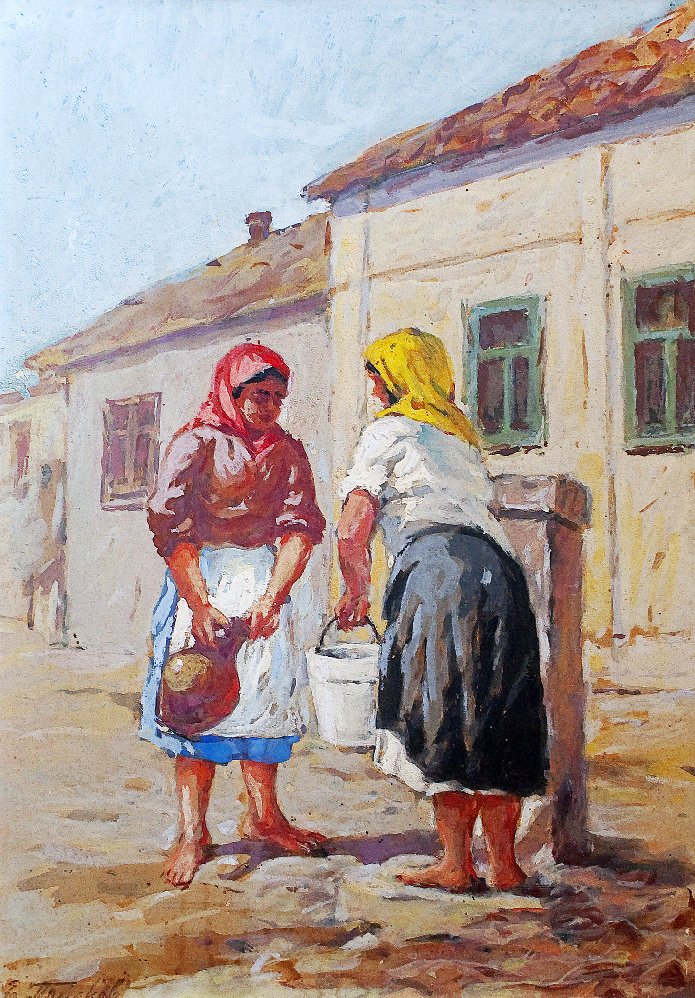 《小街》the little street是哪个画家的作品：