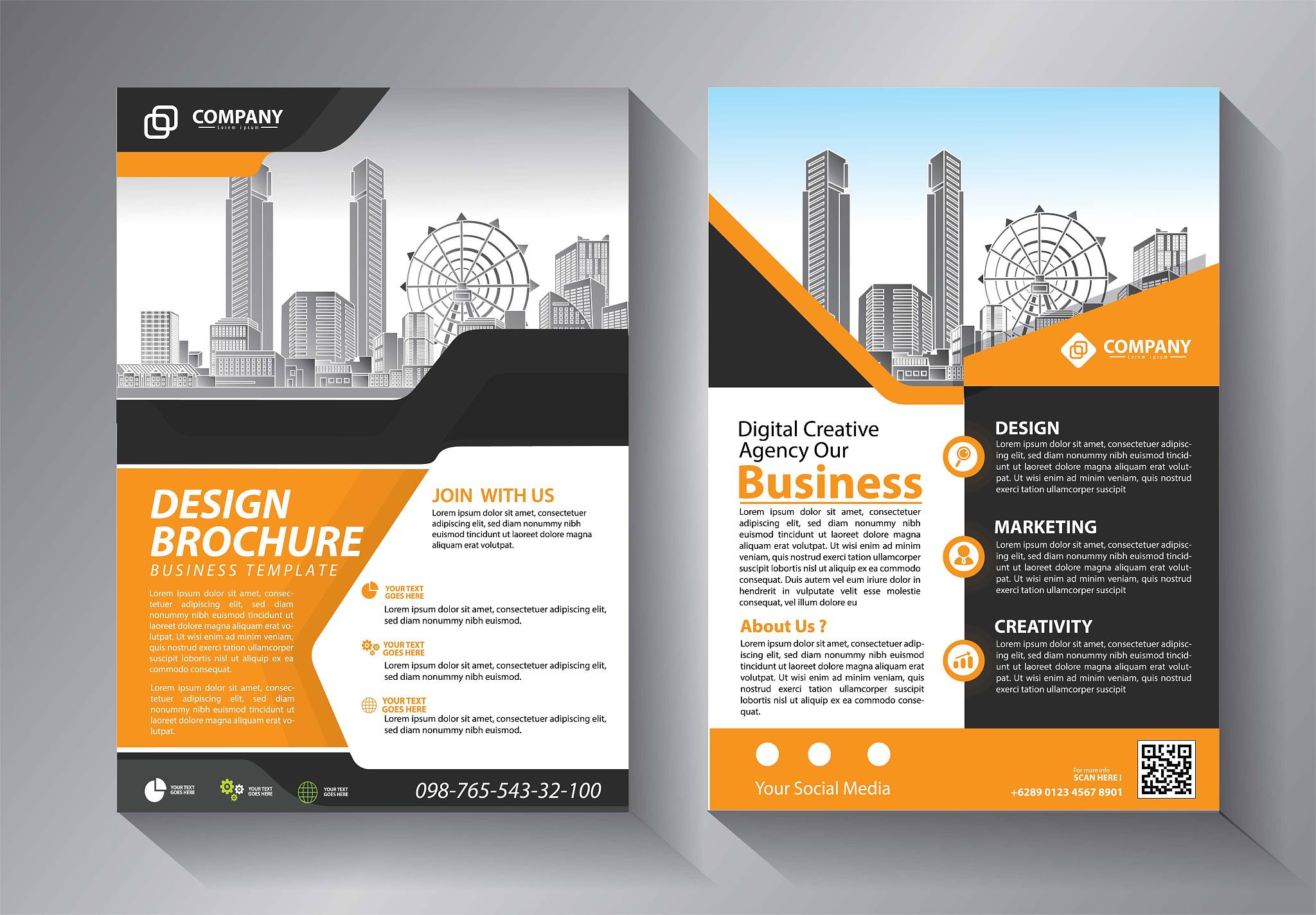 brochure design, cover modern layout, annual report, poster, fly