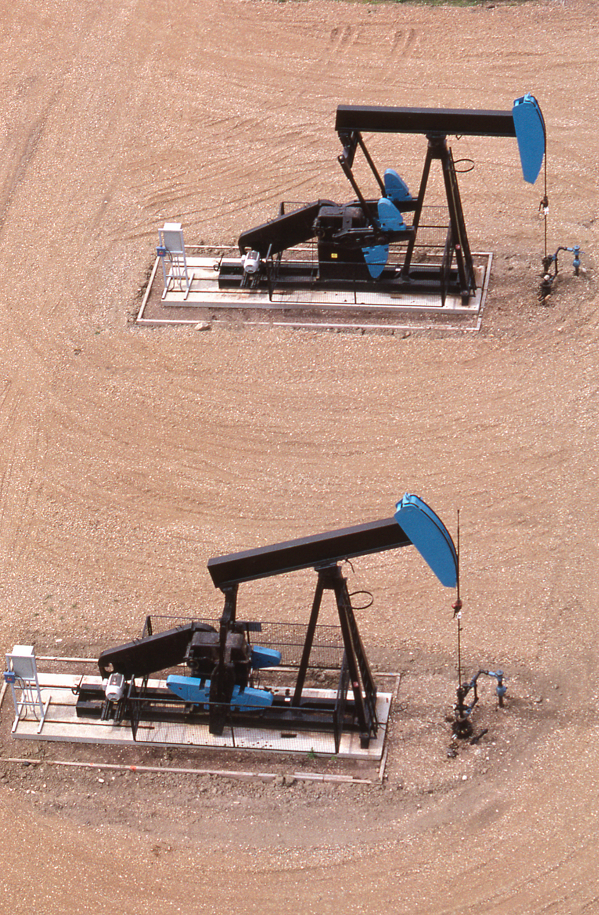 two pump jacks