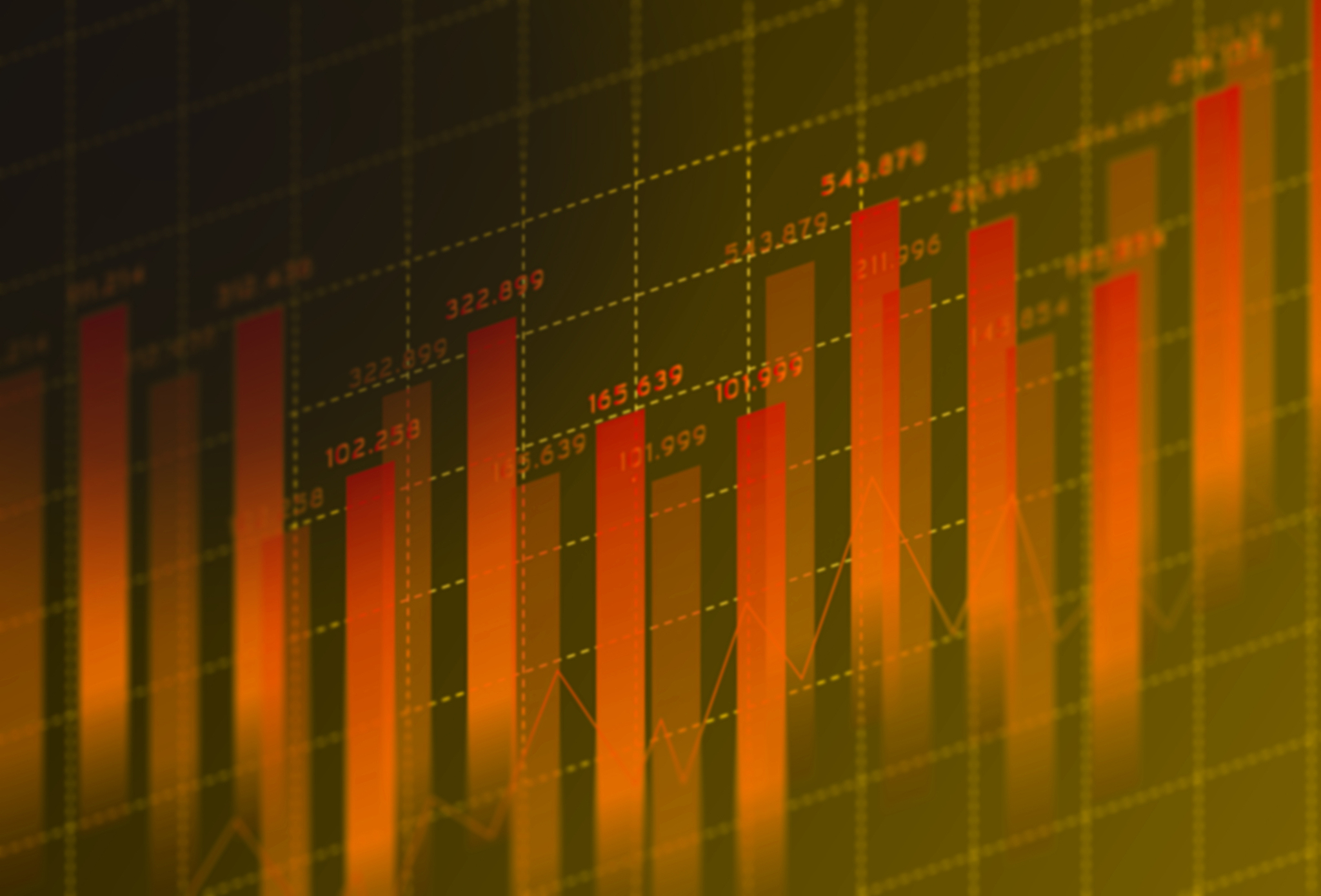 financial data background
