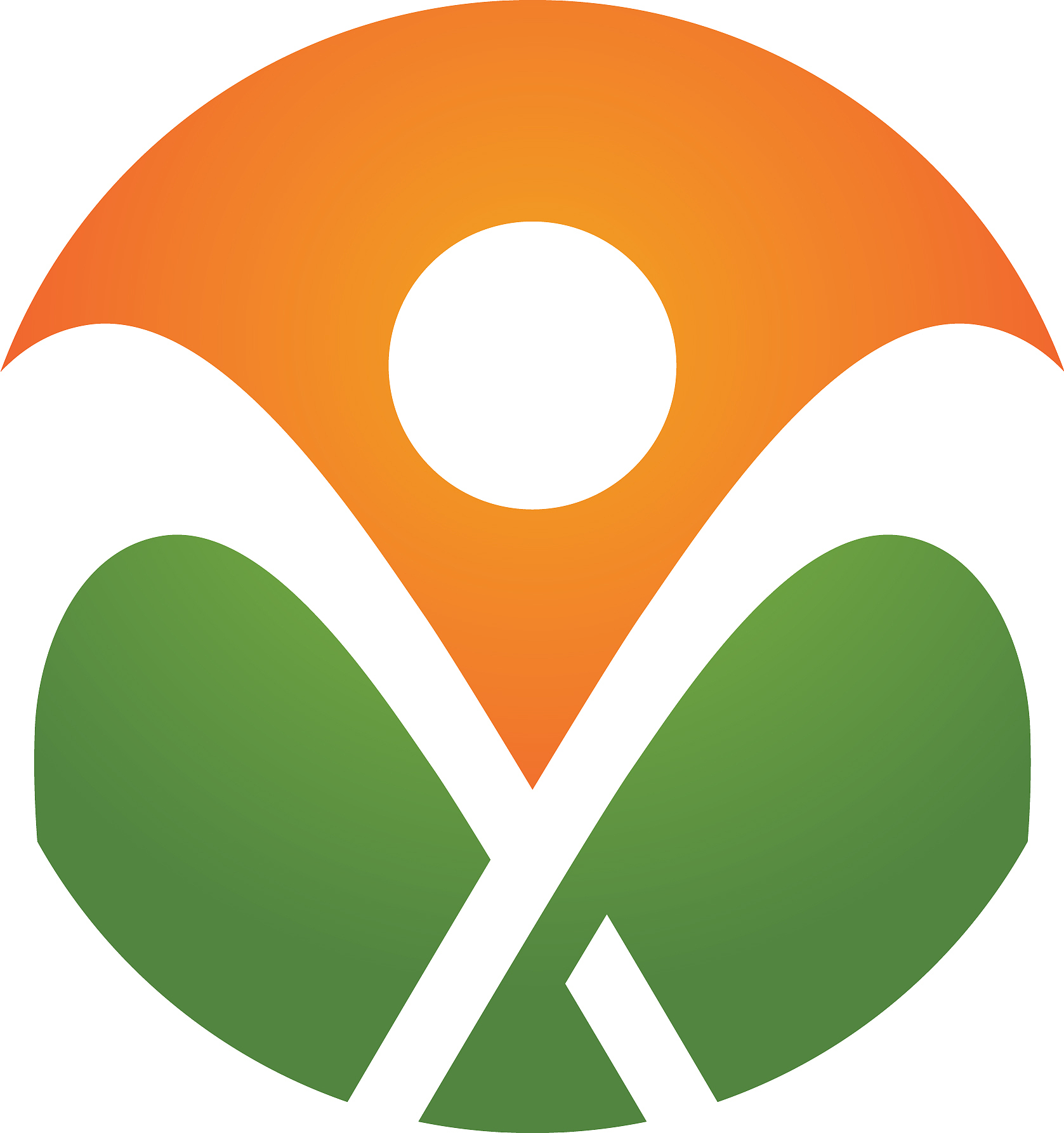 human character logo sign health care logo sign