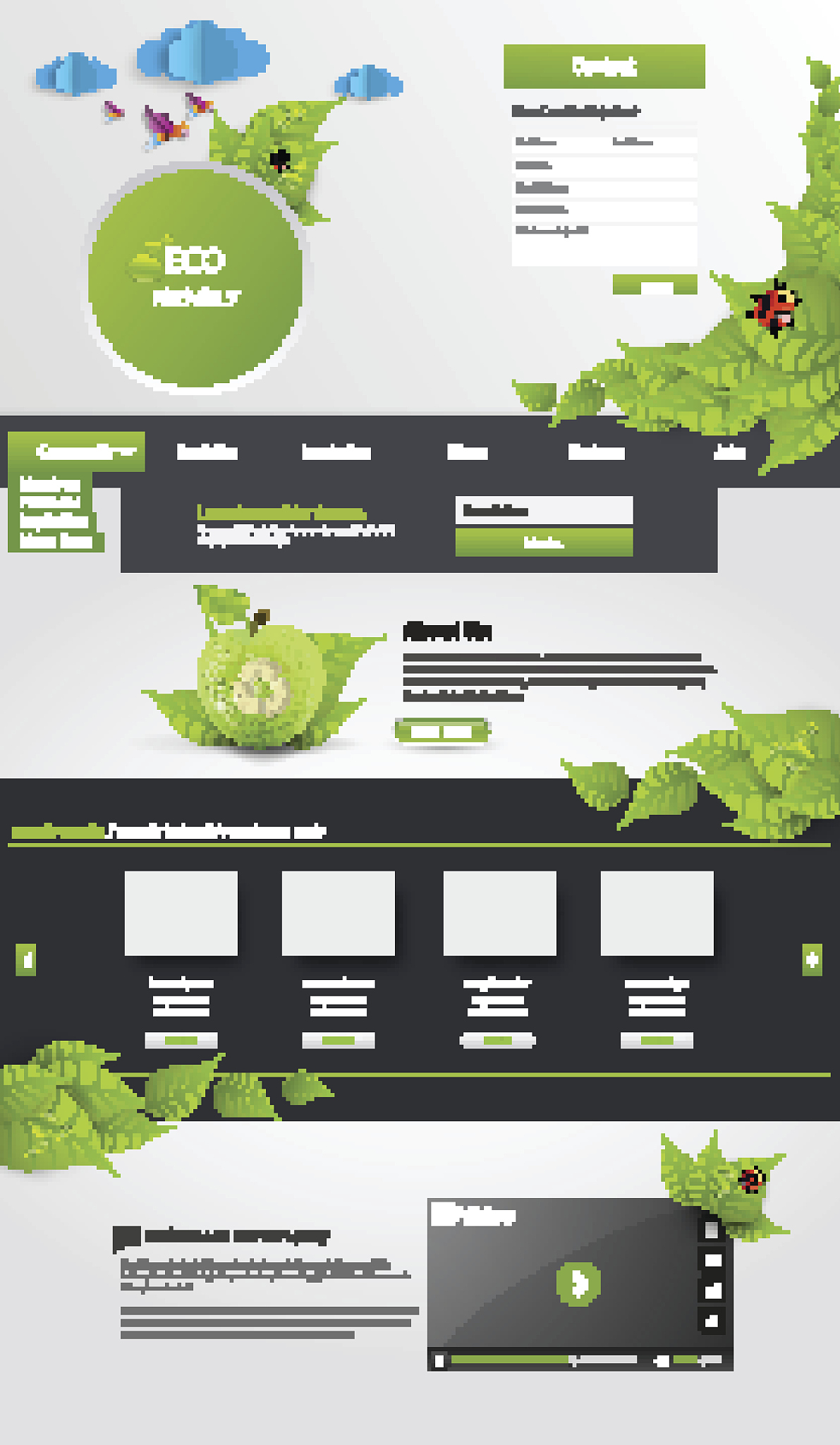eco website template