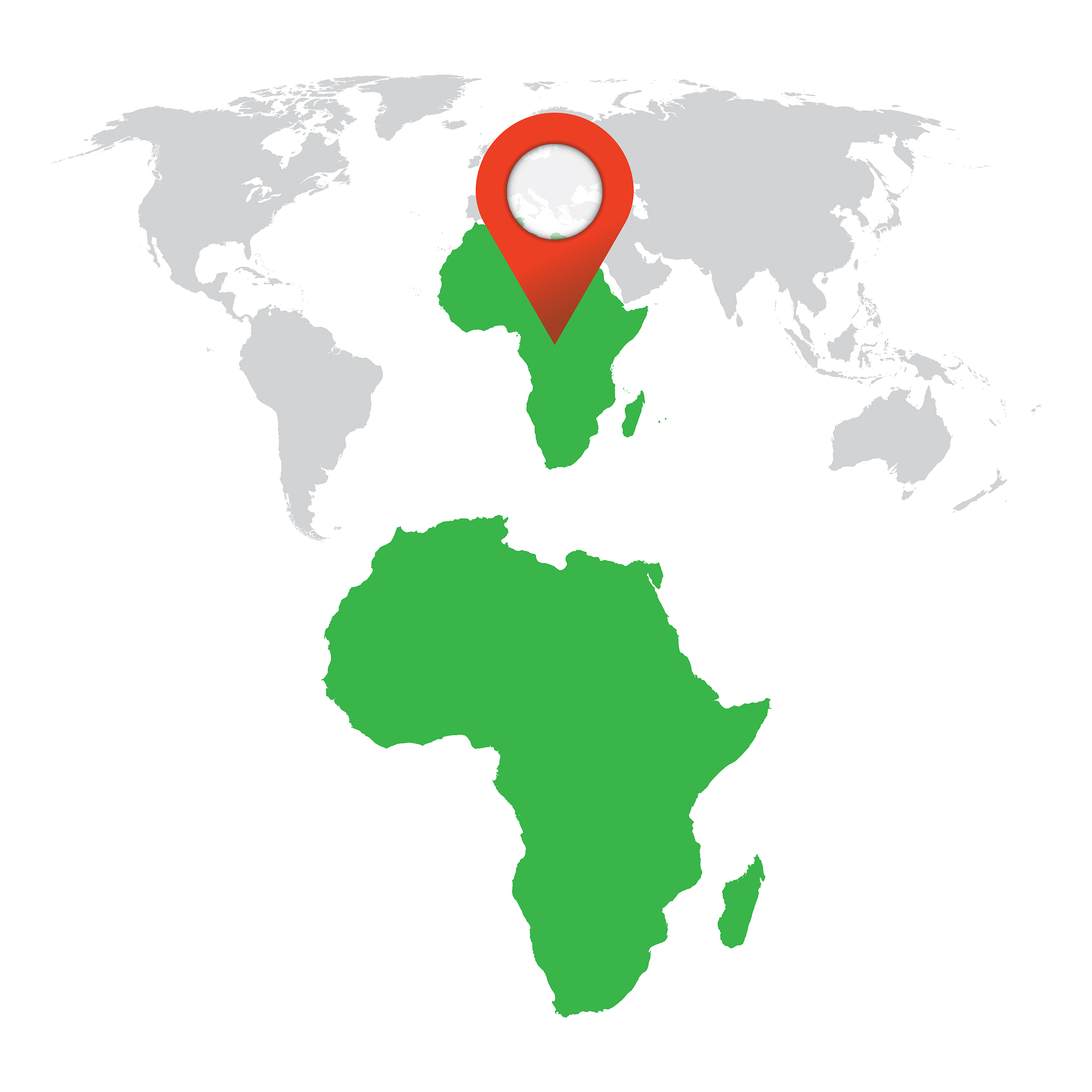 detailed map of africa and world map navigation