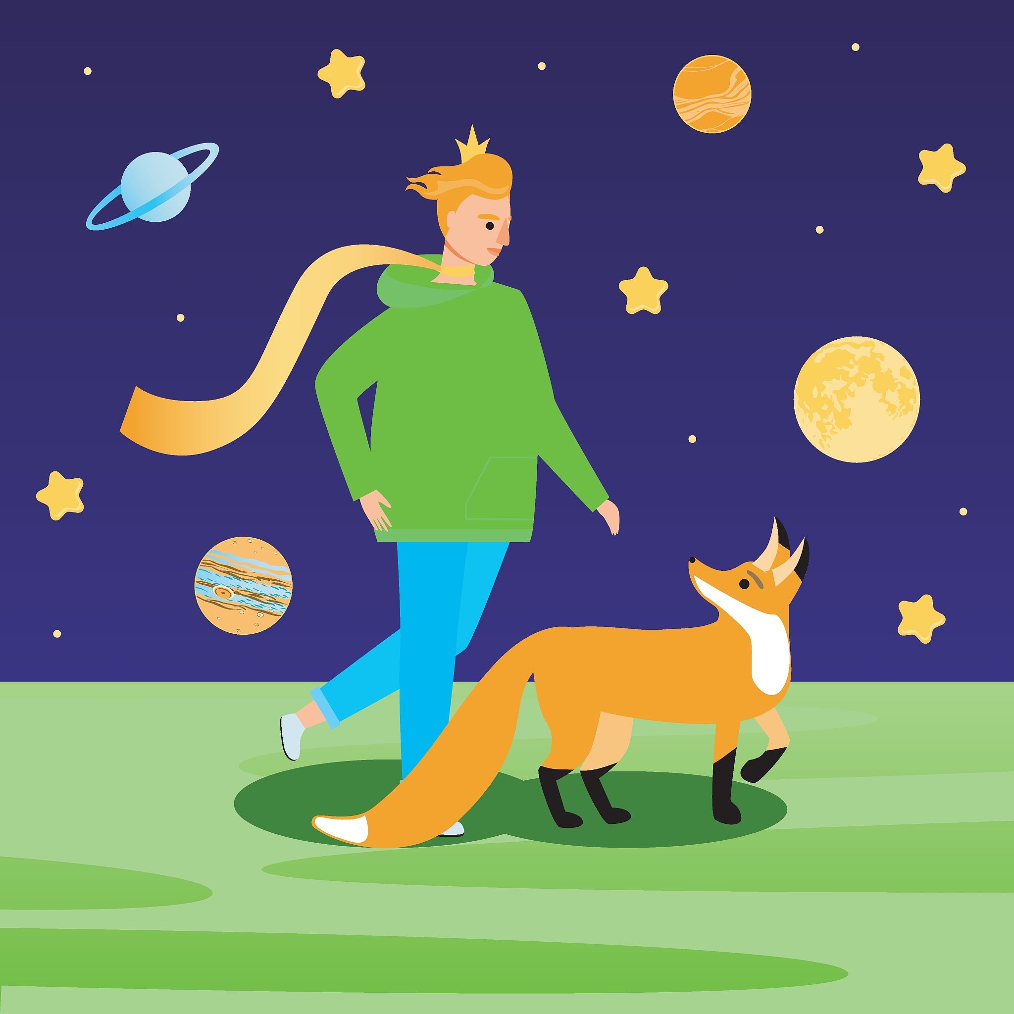 小王子与狐狸：关于友谊、珍爱和相互理解的深刻故事