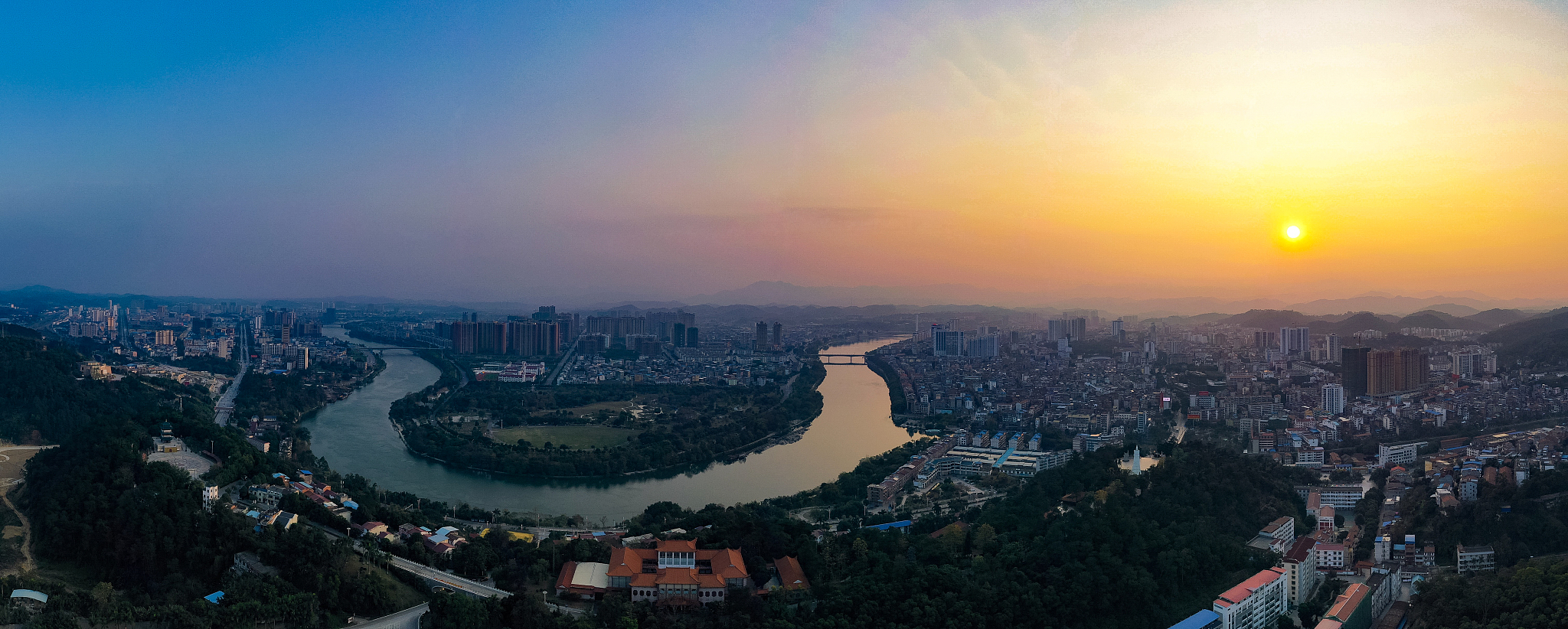 广西壮族自治区百色市全貌