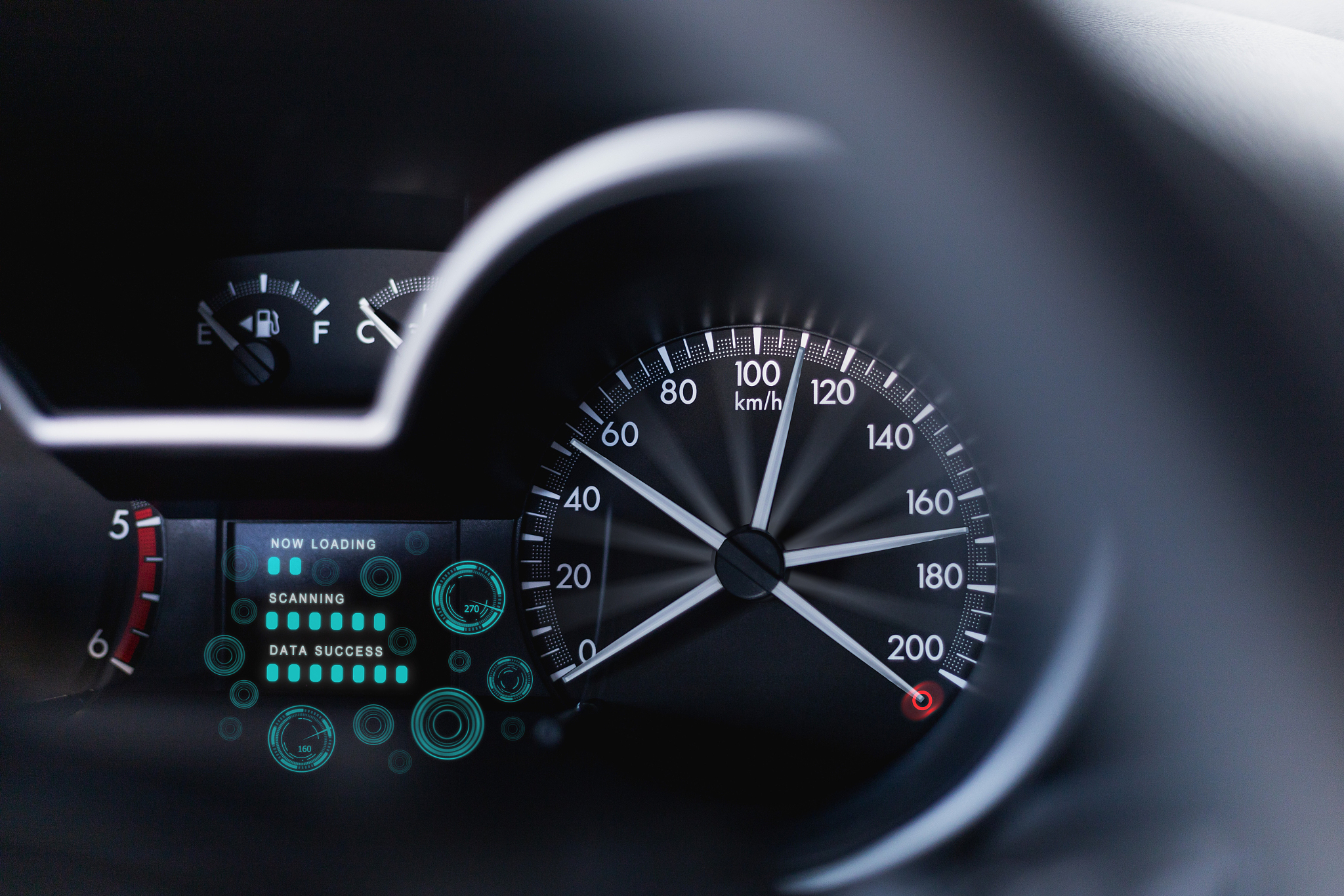 this car dashboard auto digital fast speed meter number kilomete