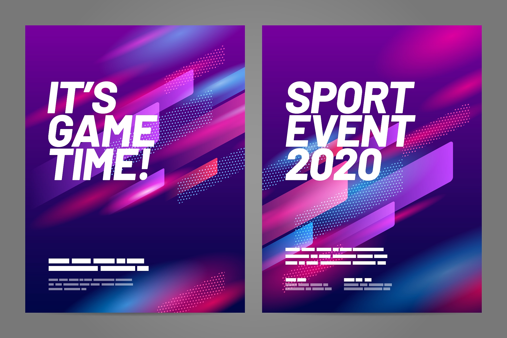 layout poster template design for sport event