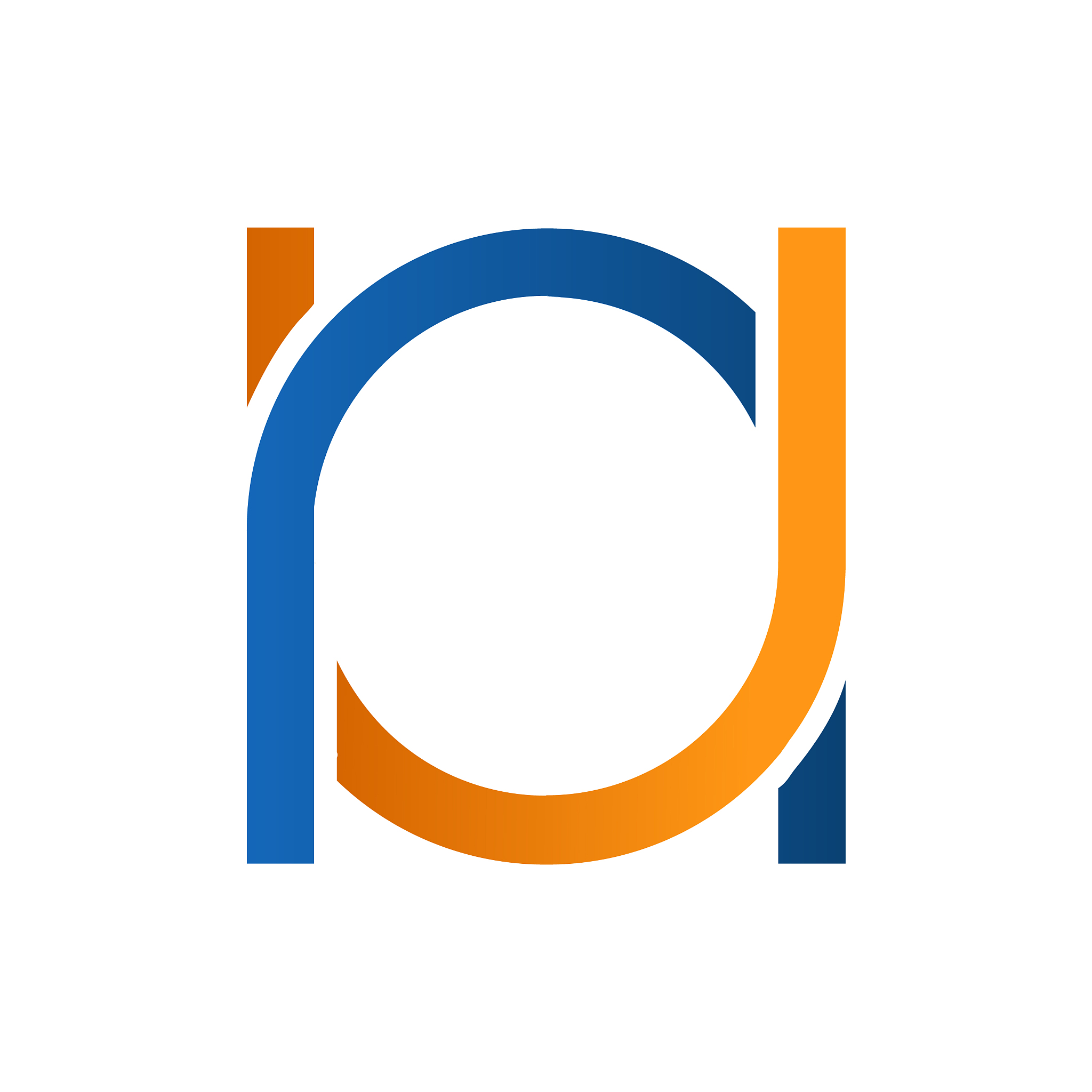 linked curved letter u shape symbol
