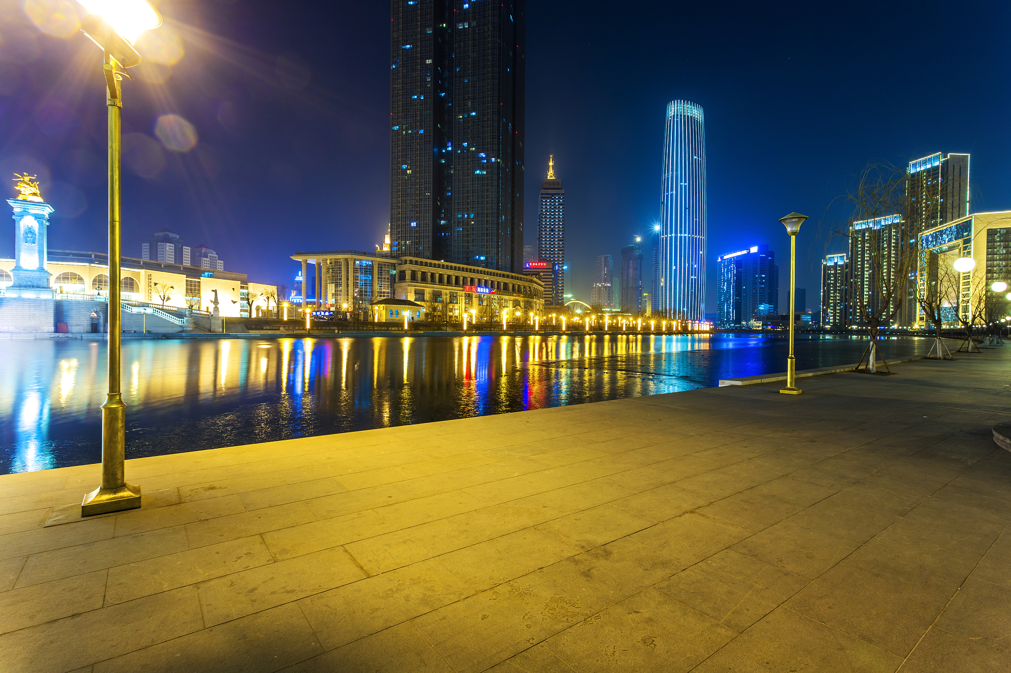 天津城市夜景