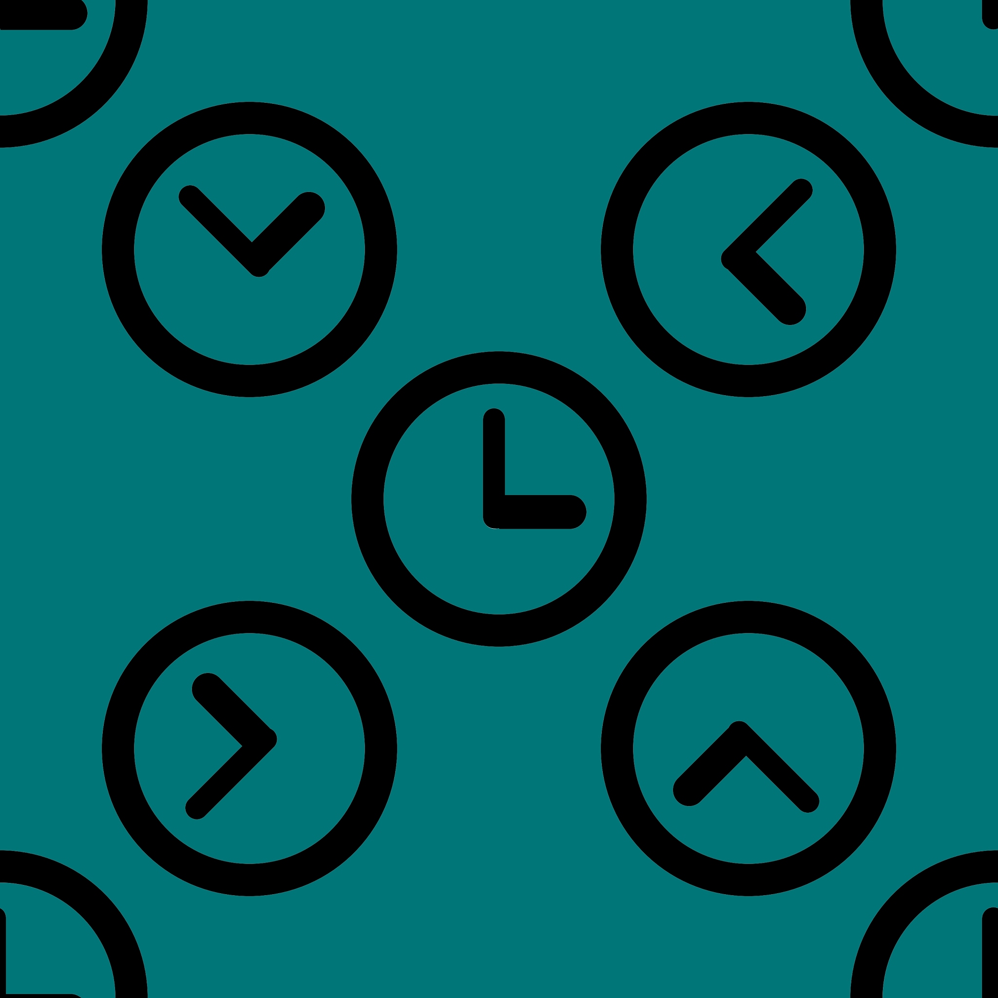 watch web icon flat design seamless pattern