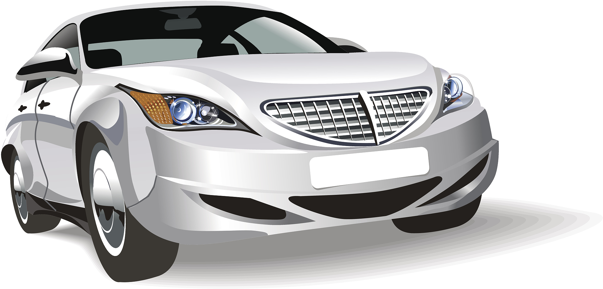 vector abstract modern car