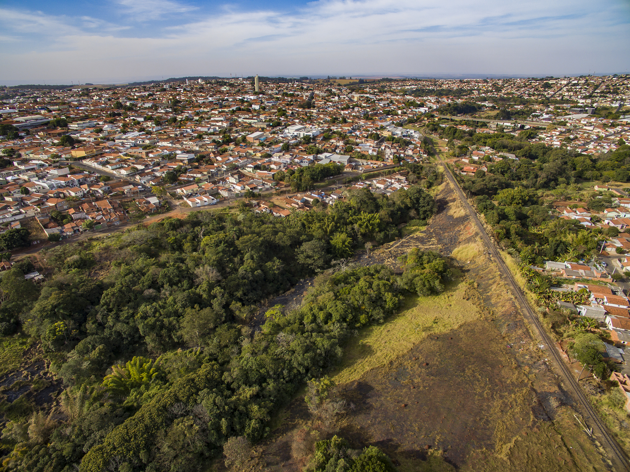 city of botucatu in sao paulo, brazil