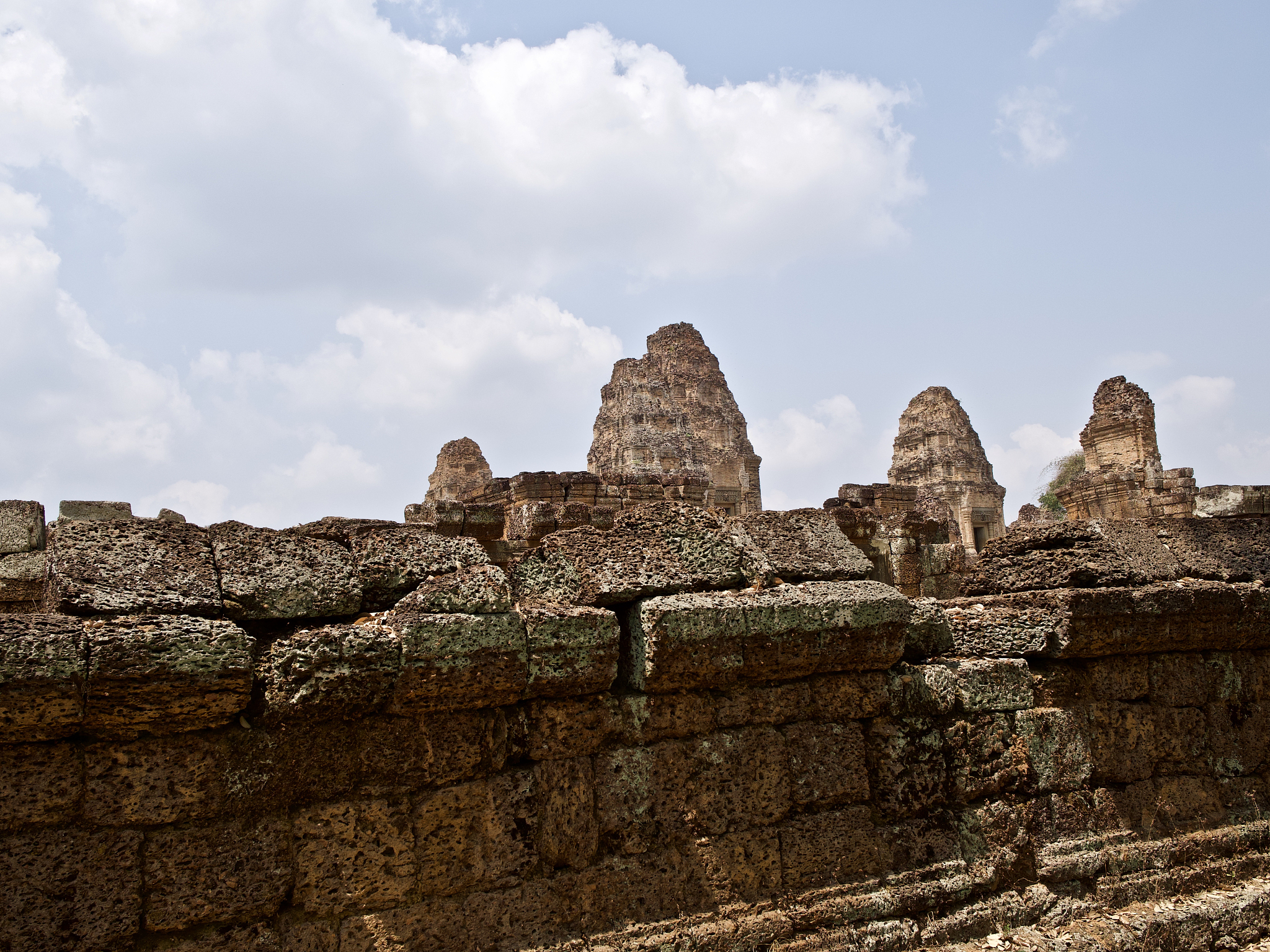 architecture of ancient temple complex angkor, siem reap