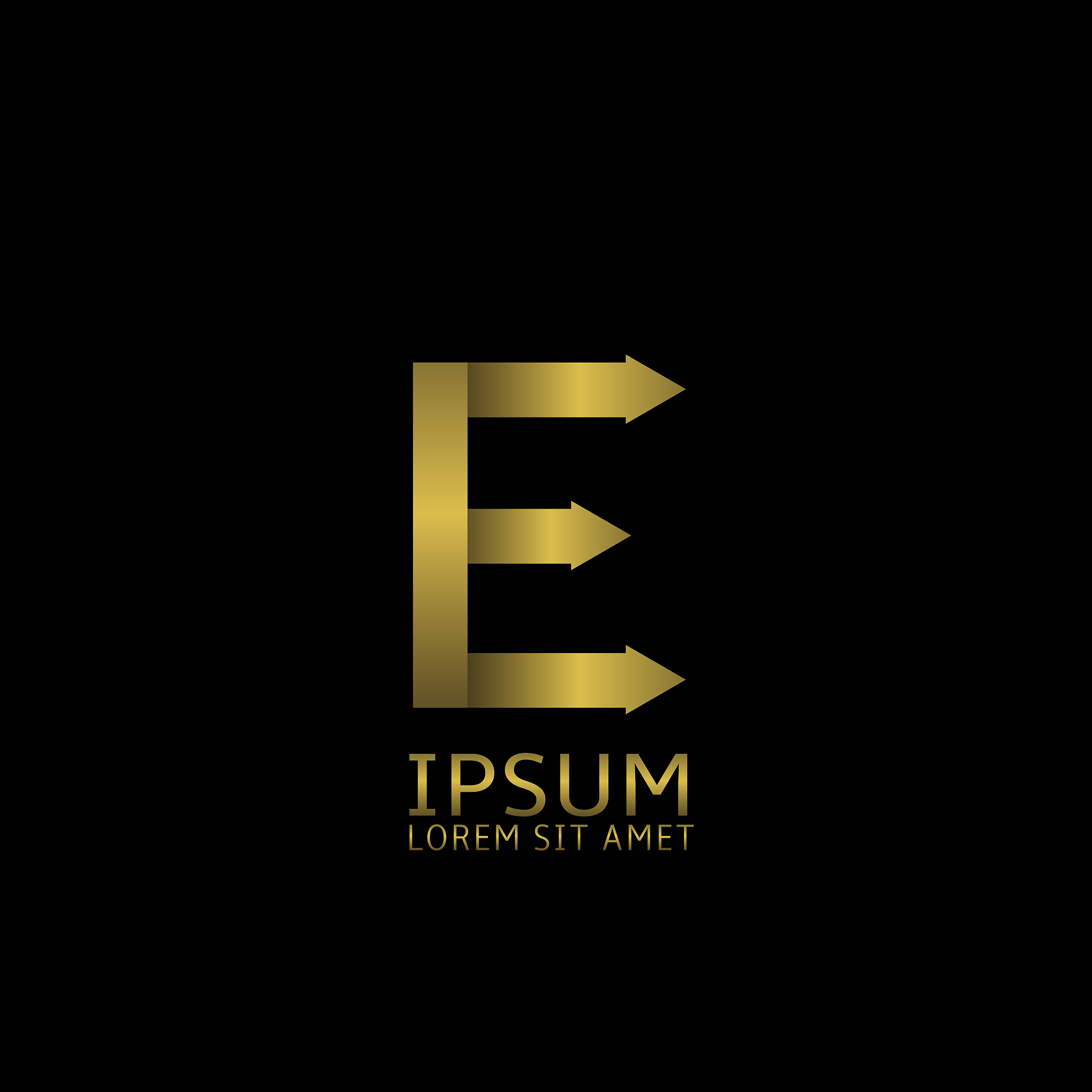 e letter logo